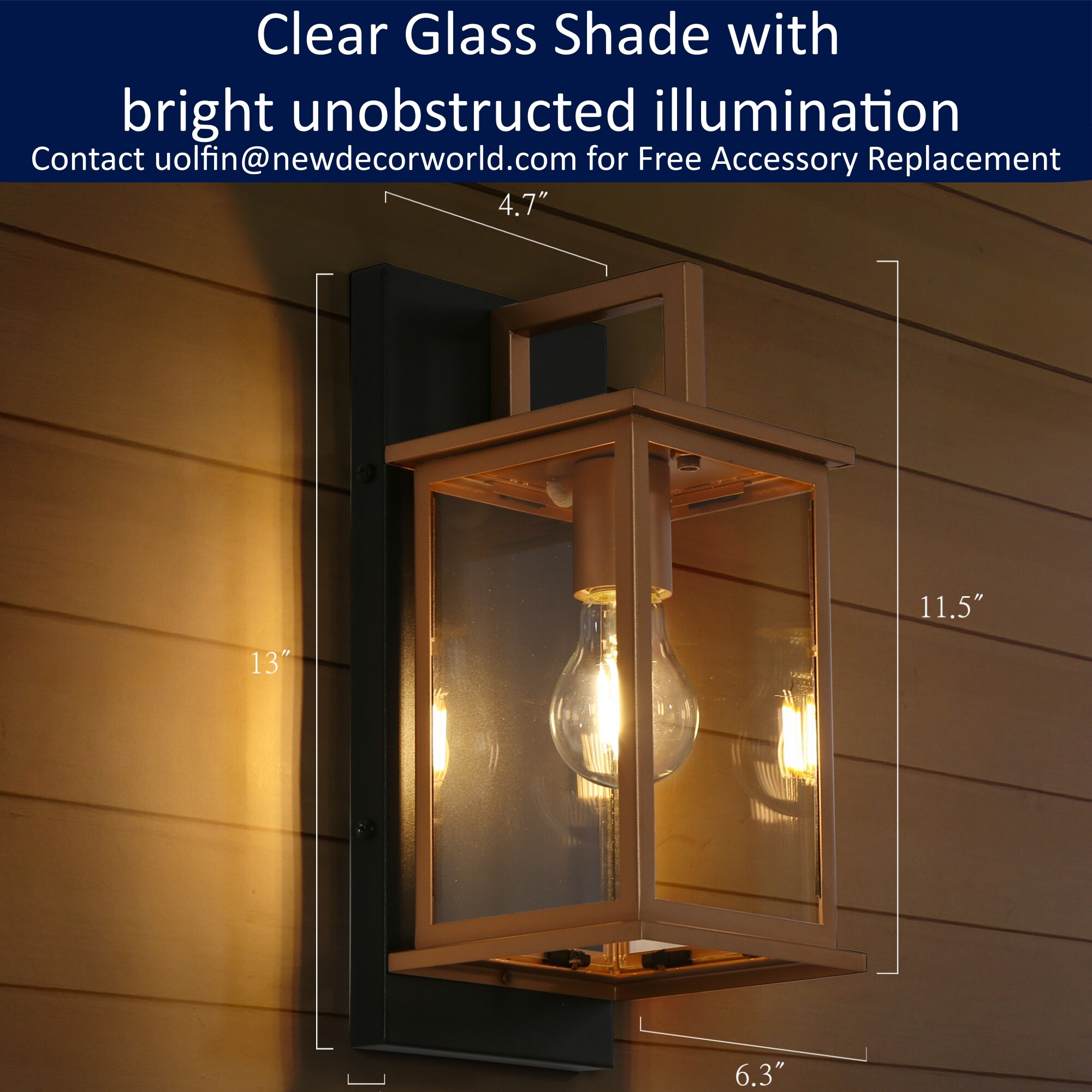 Uolfin NVRUEU-LWS2938B-W8 Outdoor-Wall-Lighting - View #4