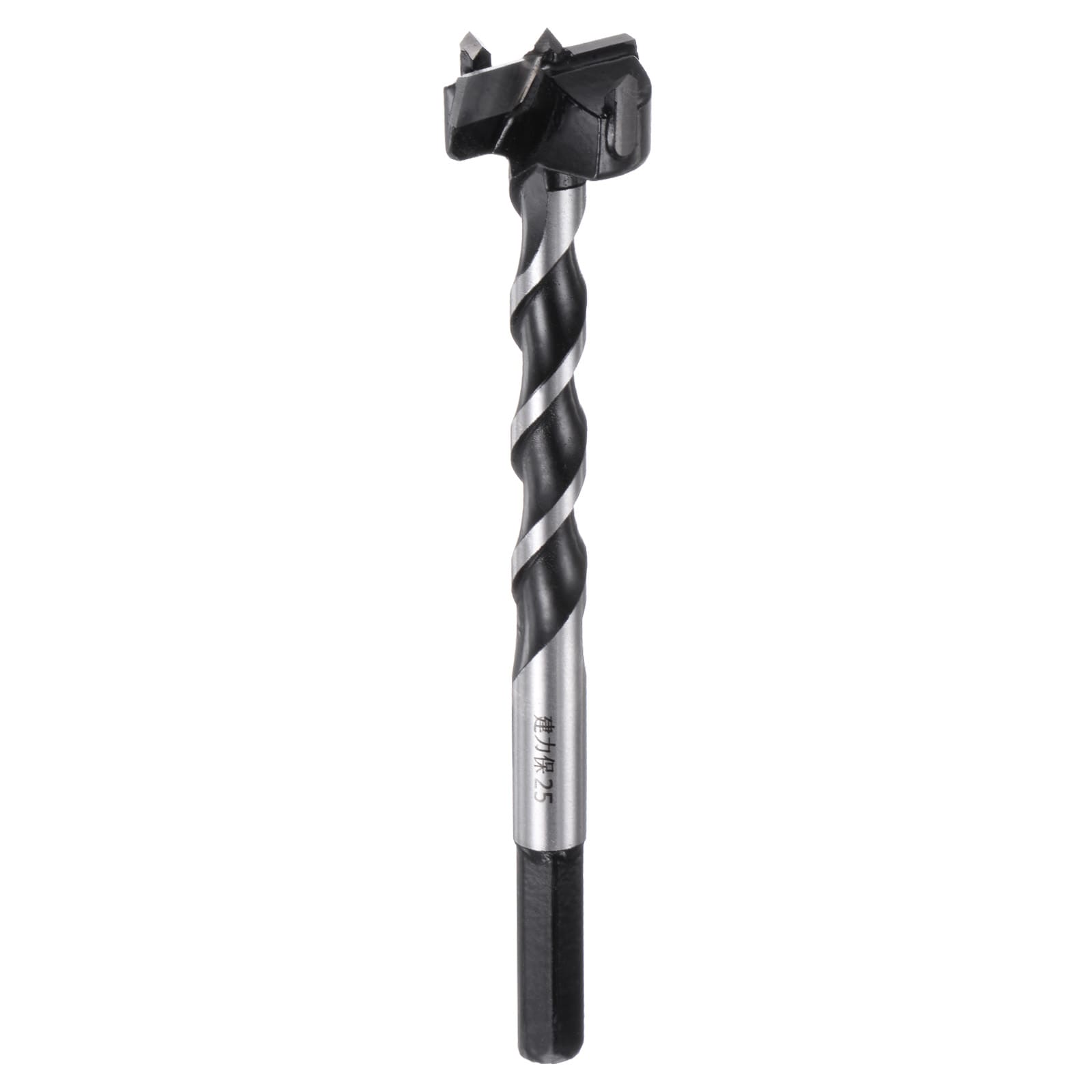 Harfington Forstner Drill Bit 25mm (31/32 Inch) Dia 125mm (5 Inch) Long YG8/C1 Tungsten Carbide Twist Wood Forstner Bits Hole Saw Auger Opener Cutter for Woodworking Drilling #S26051300UX4215