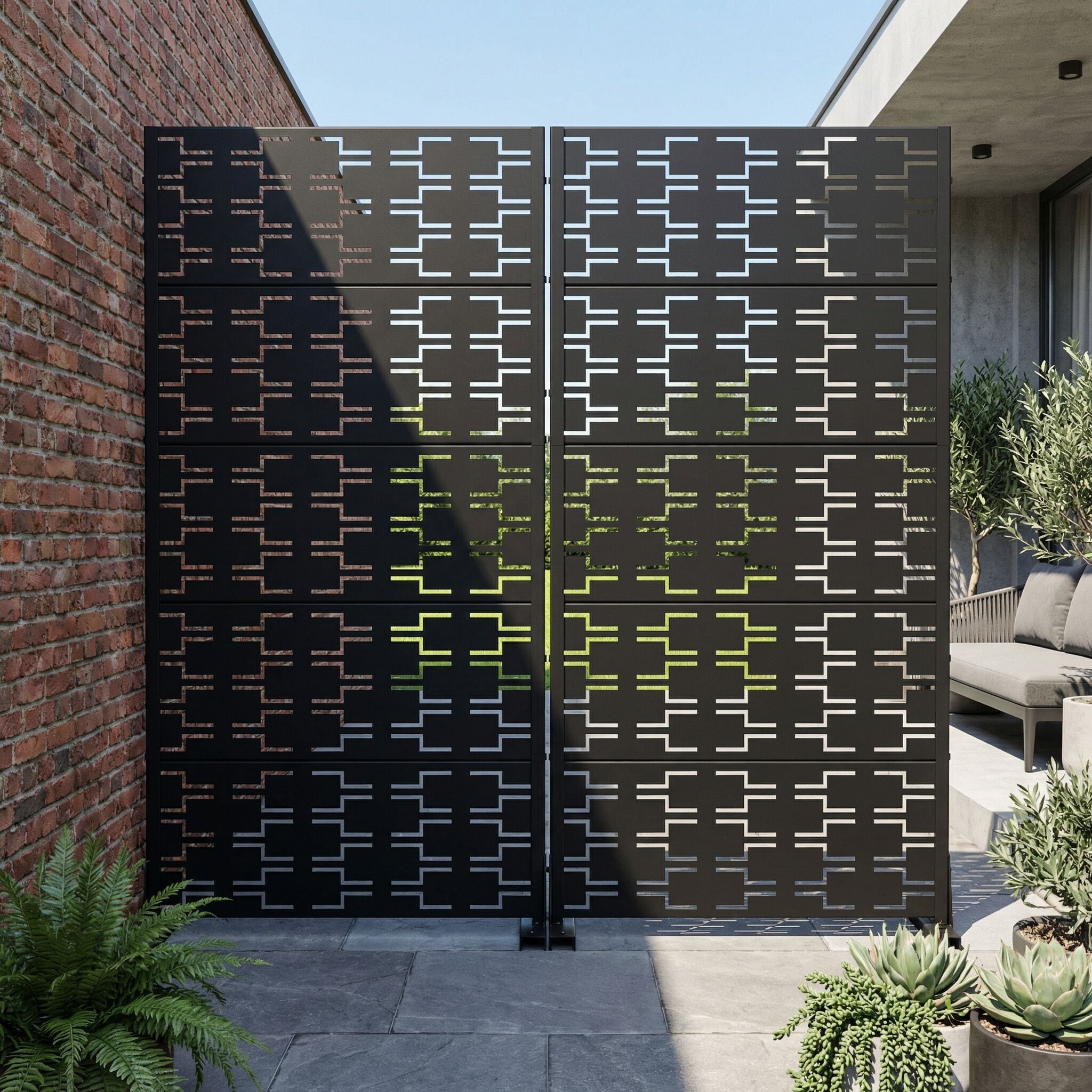 Wooakway L20609-604A46 Outdoor-Privacy-Screen - View #3