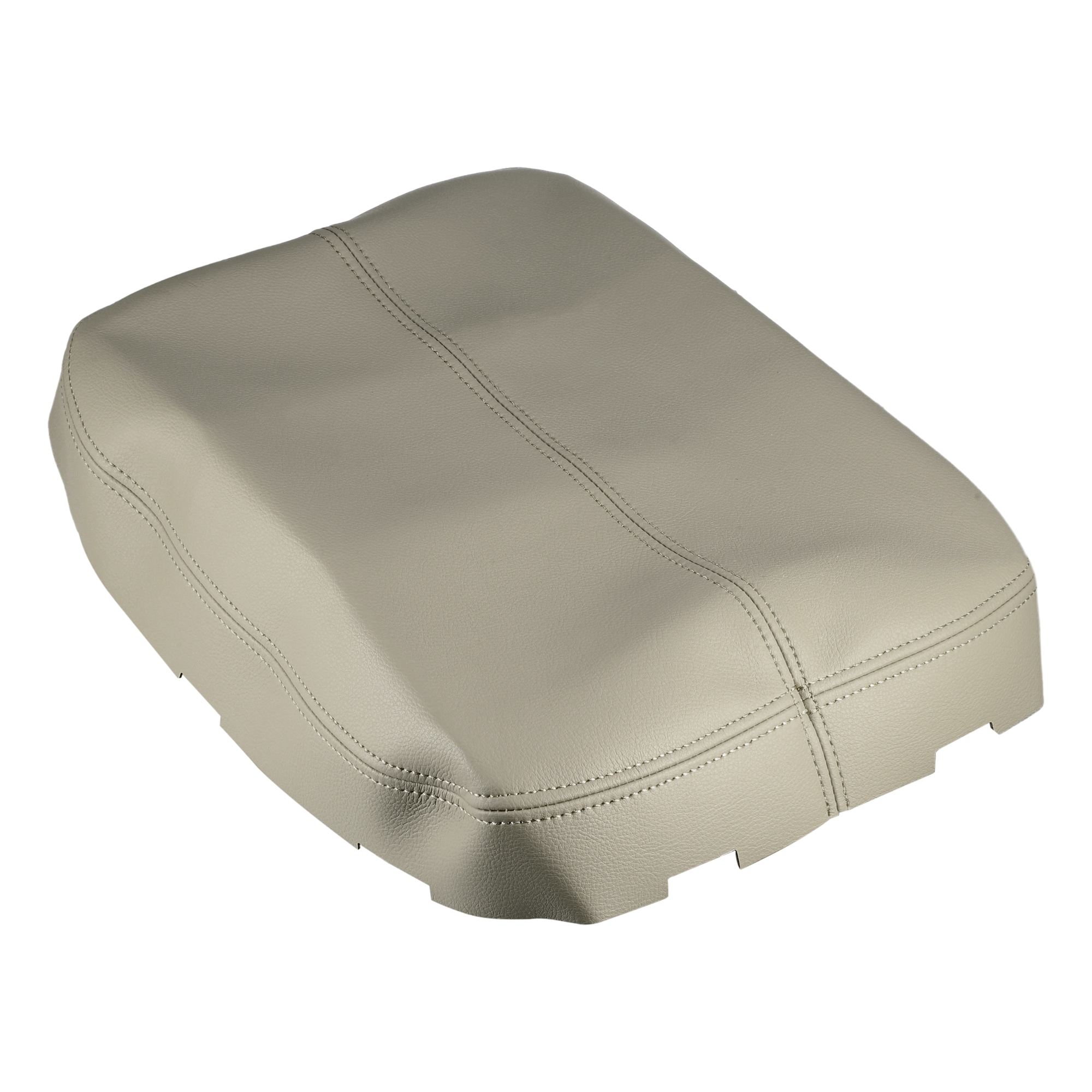 Unique Bargains S25112102UX1572 Car Center Console Armrest Cover for Cadillac Escalade 2007-2014 Faux Leather Interior Arm Rest Cover Elbow Cushion Pad Beige - Thumbnail