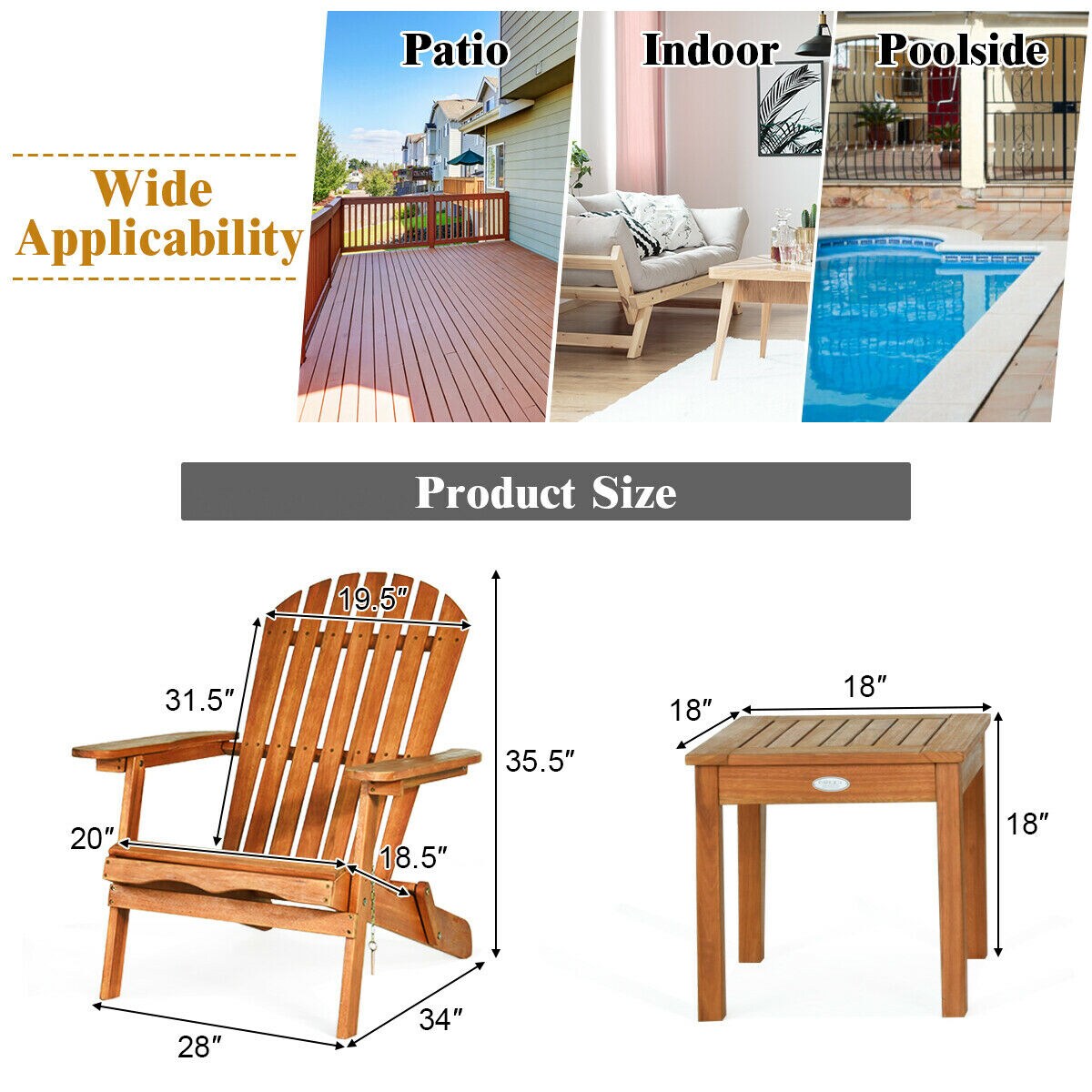 WELLFOR CNT-TW17-3 Patio-Conversation-Sets - View #8