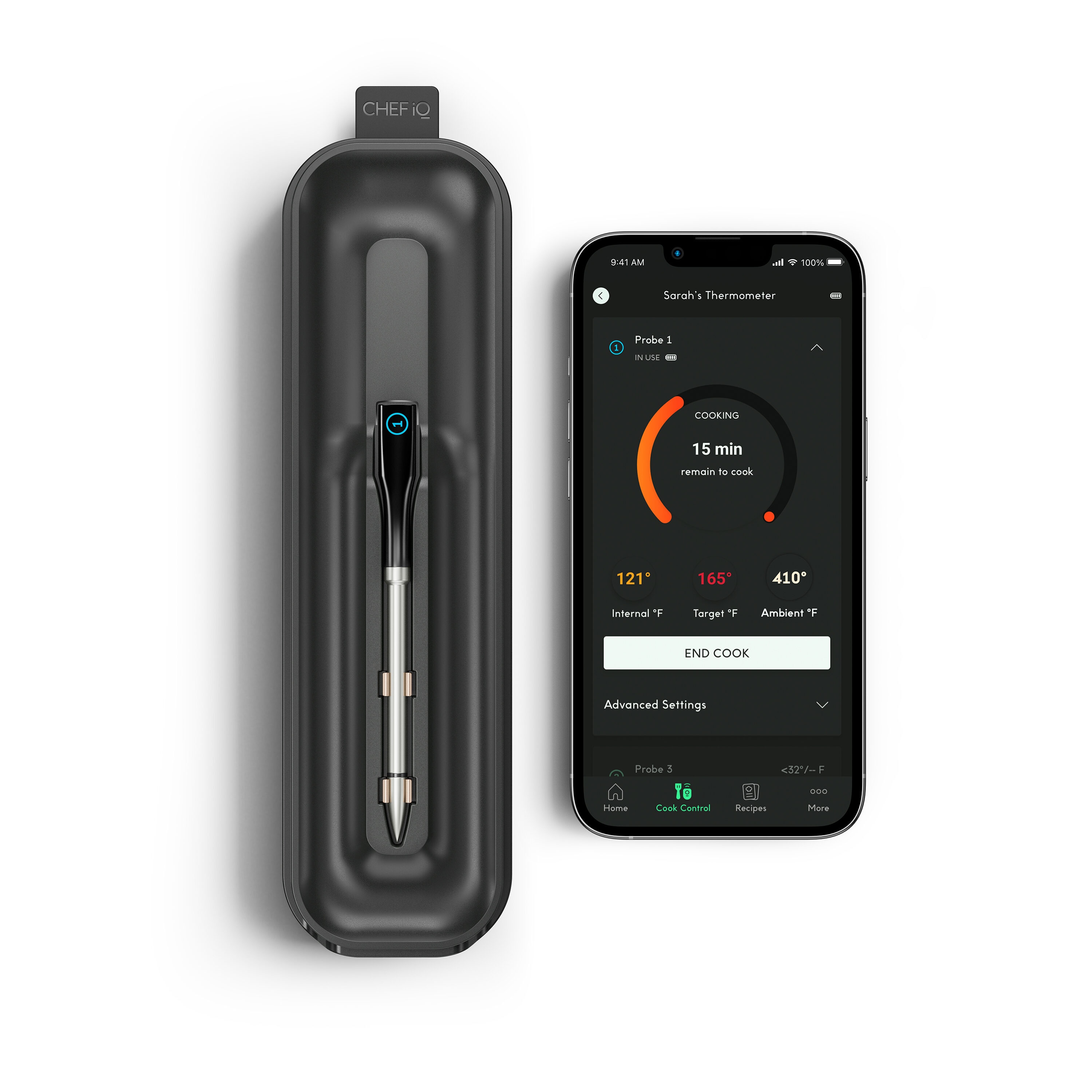 Chef iQ Smart Wireless Thermometer with Extra Probe