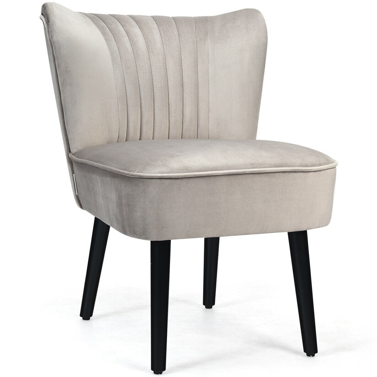 kirkton house grey velvet chair