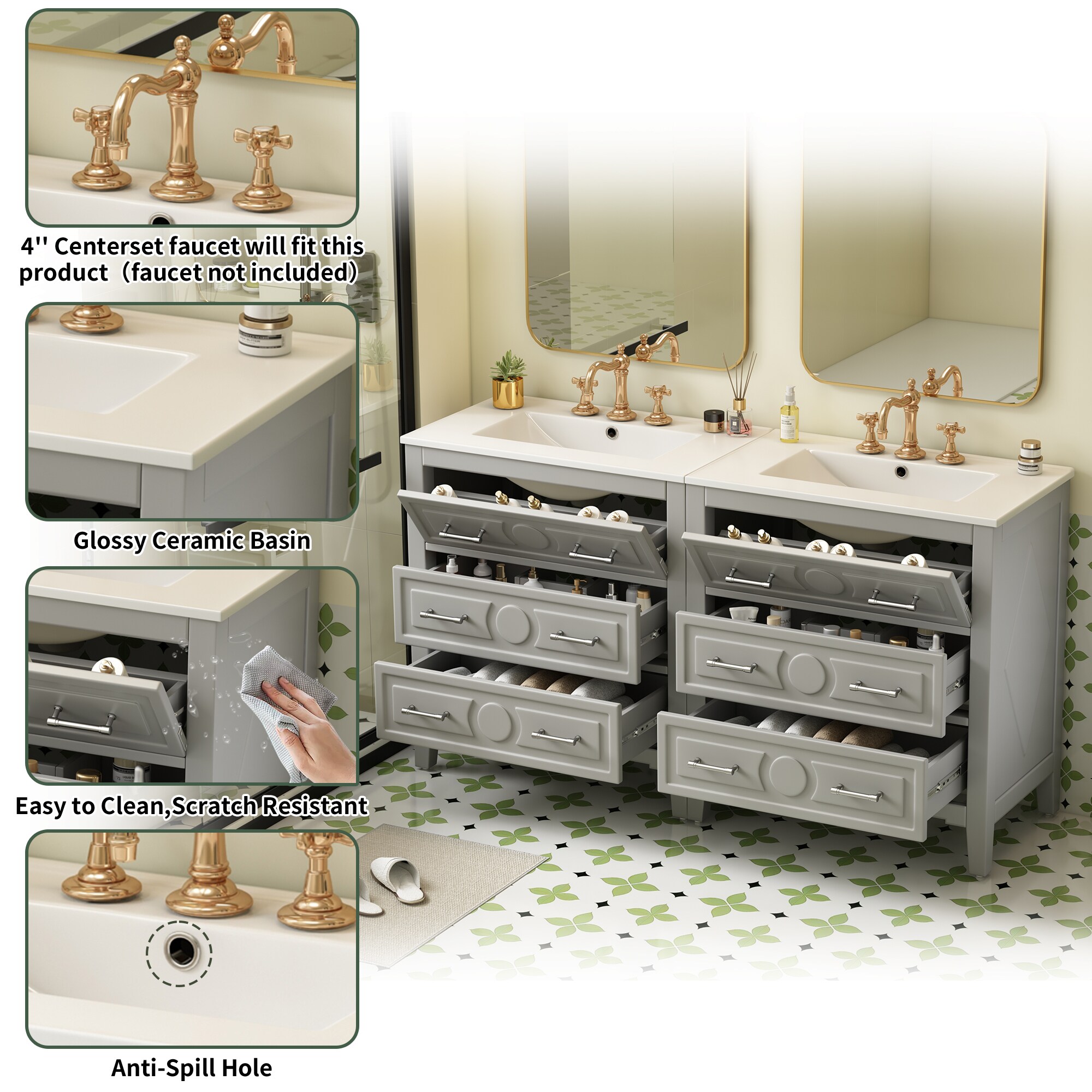 ModernLuxe L3P-N710SS00003E Bath-Vanity-Combo - View #6