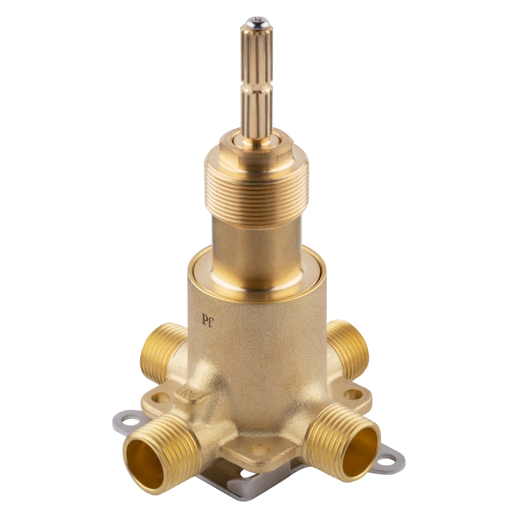 Pfister 015-6WDS 1/2-in ID Copper sweat x 2-in OD Copper Sweat Brass Diverter Valve