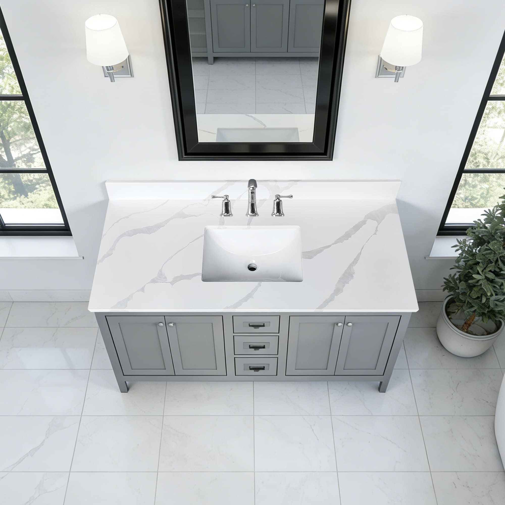 LUXEYARD DS-R-N-1230 Vanity-Tops - View #3