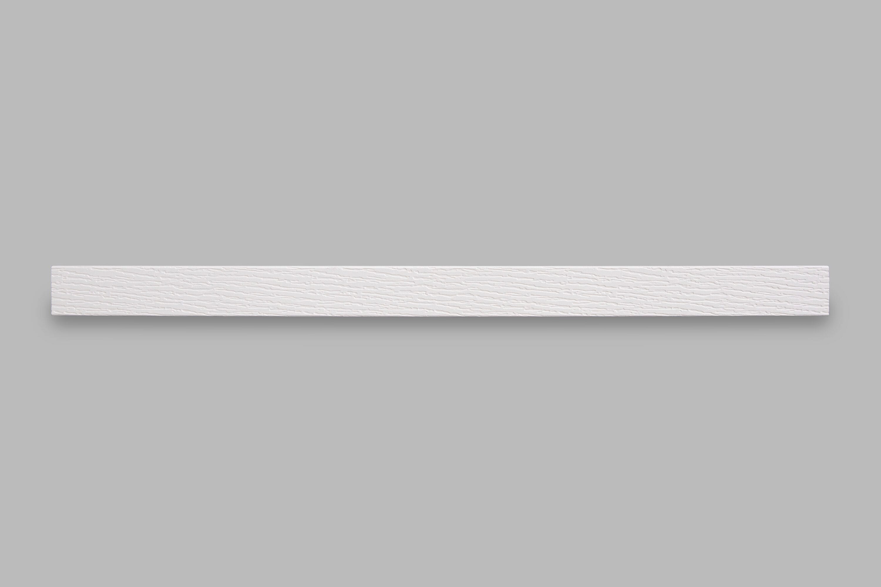 RELIABILT R340208RTB 3/4-in x 1-1/2-in x 8-Feet Reversible (Smooth/Wood grain) PVC Trim Board