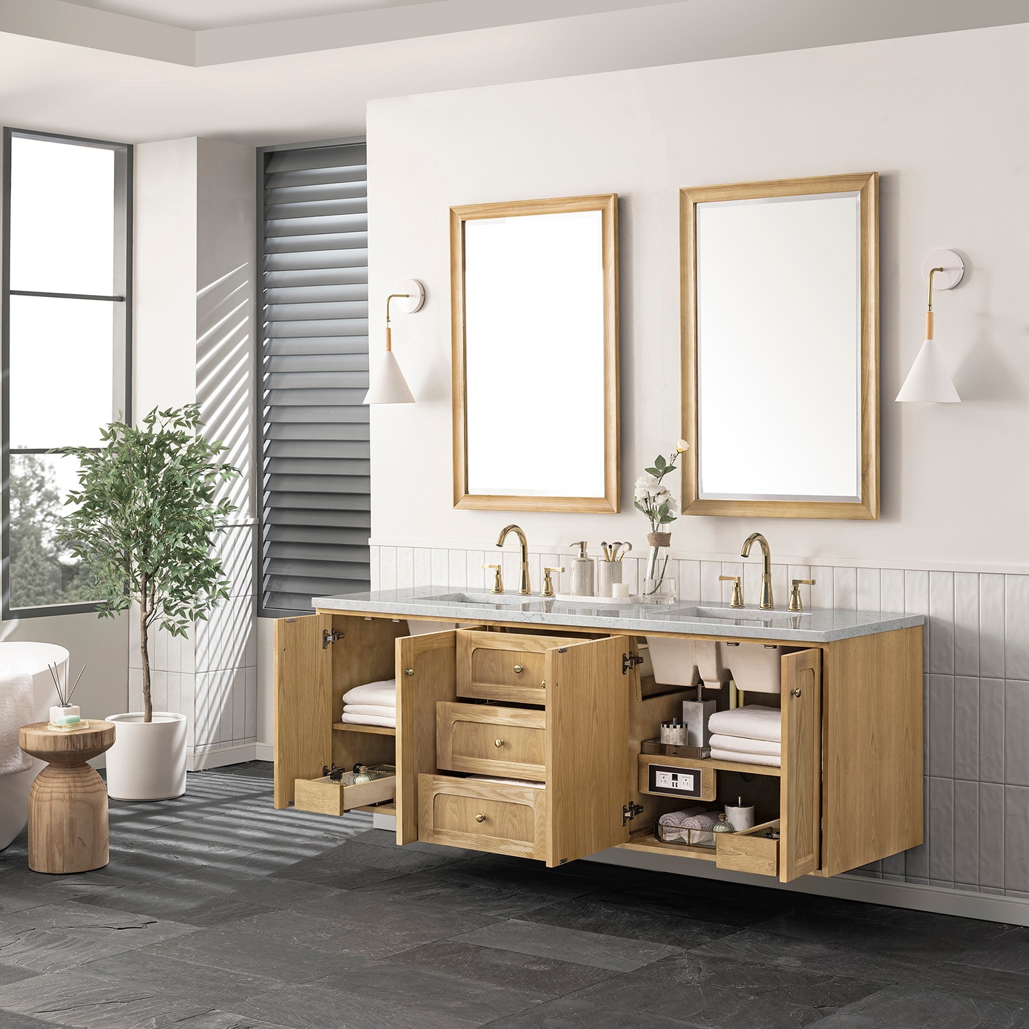 James Martin Vanities 545-V72-LNO-3EJP Bath-Vanity-Combo - View #7