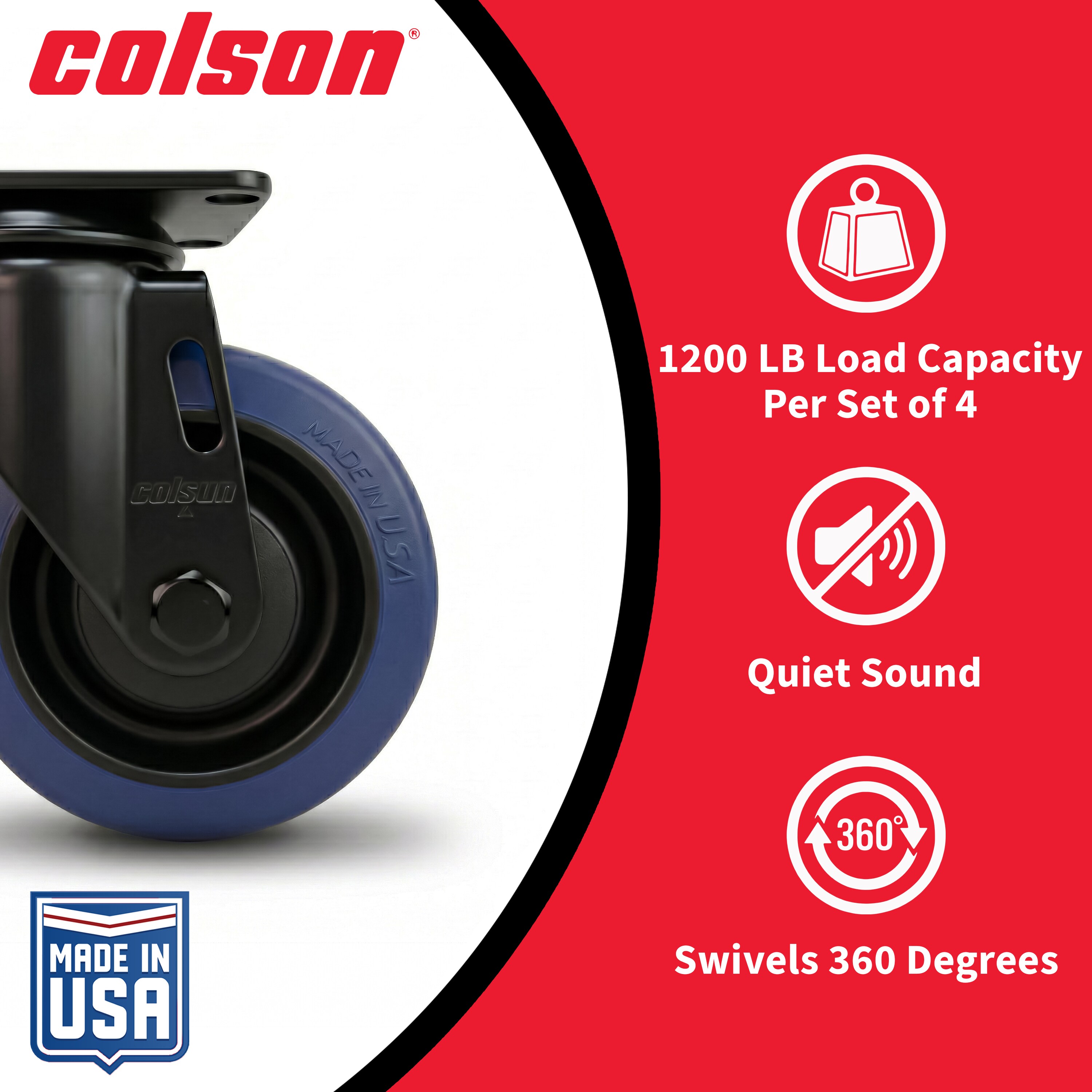 Colson 82328 casters - View #2