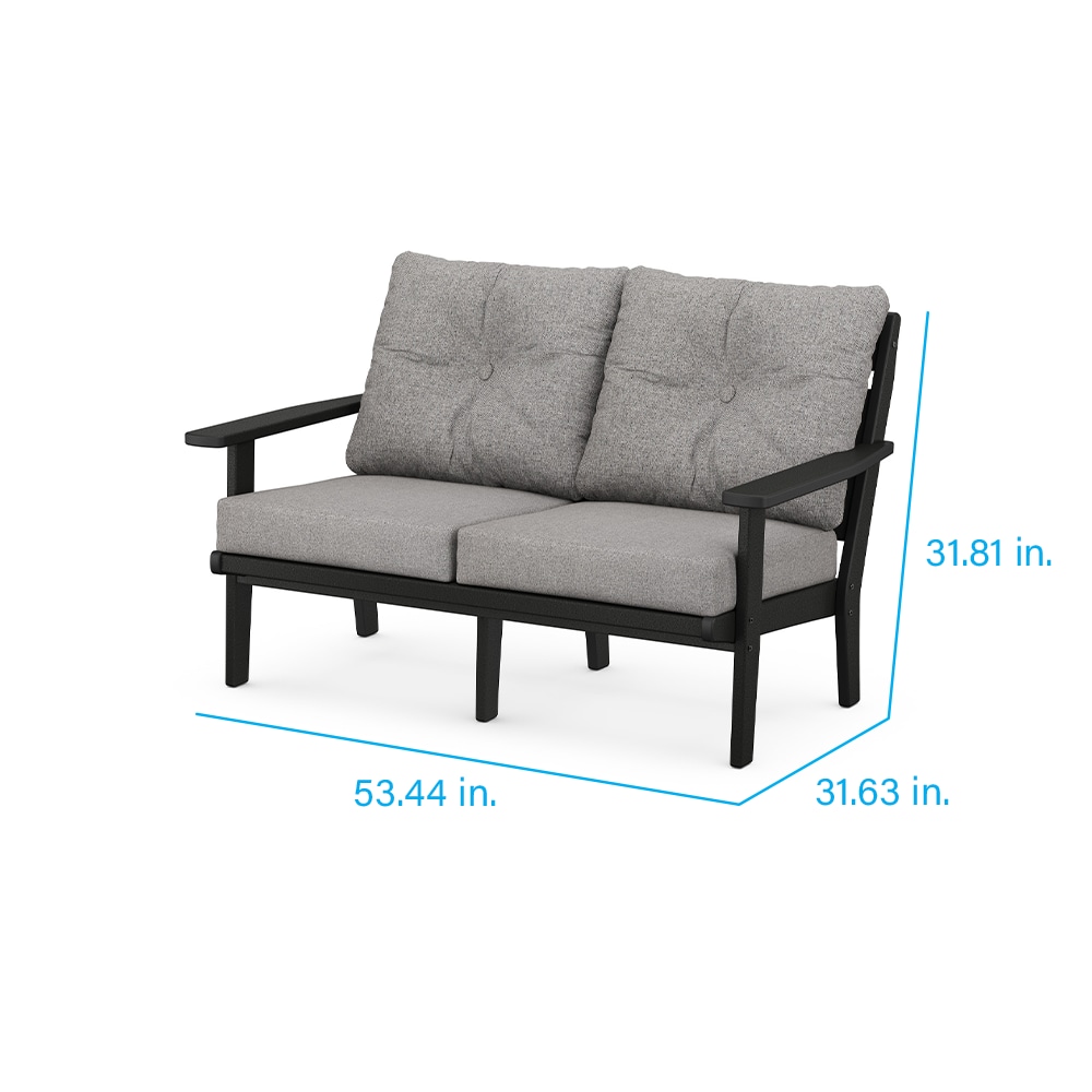 allen + roth by POLYWOOD AR4422-BL145980 Patio-Sofas-Daybeds - View #2