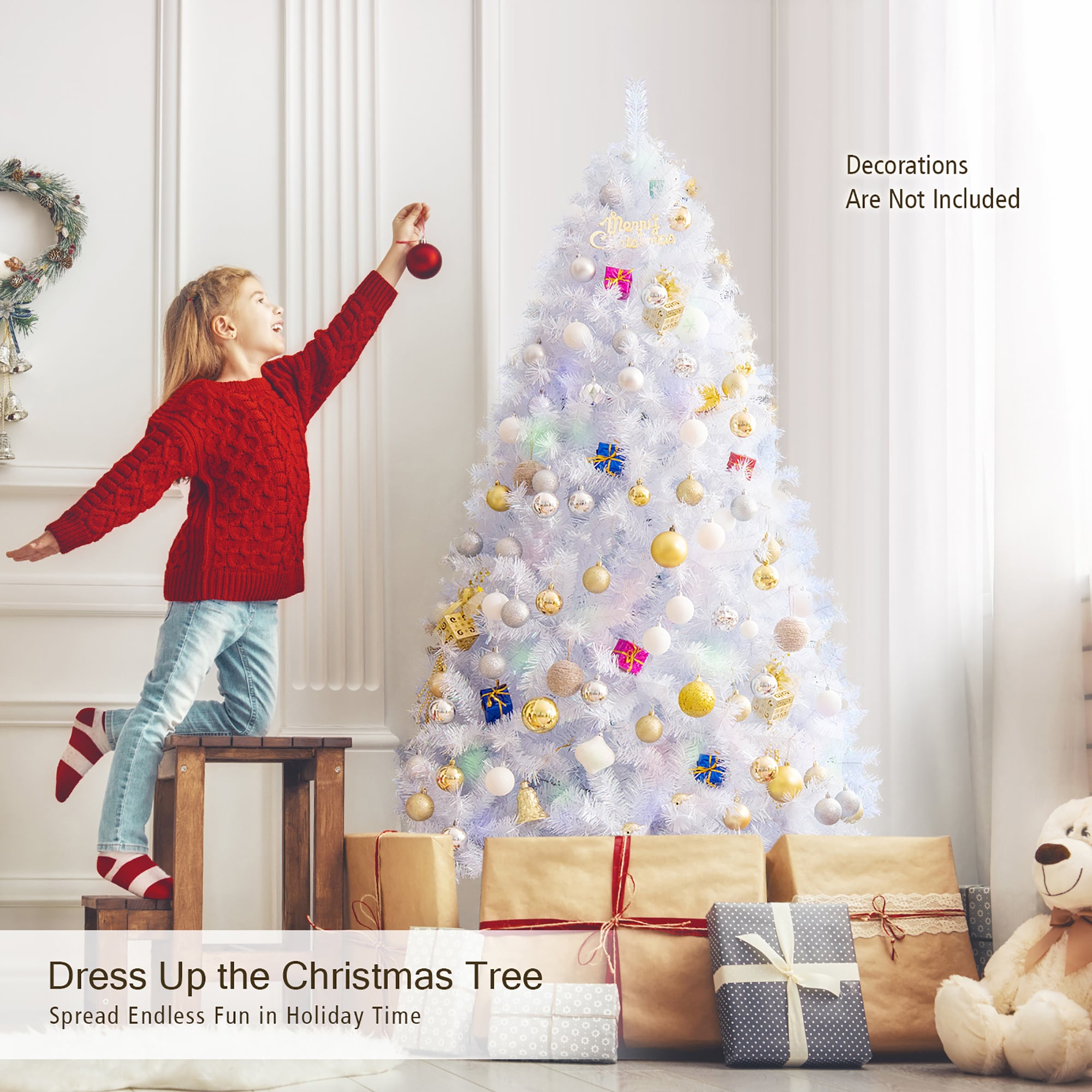 Costway CM23604 Artificial-Christmas-Trees - View #6