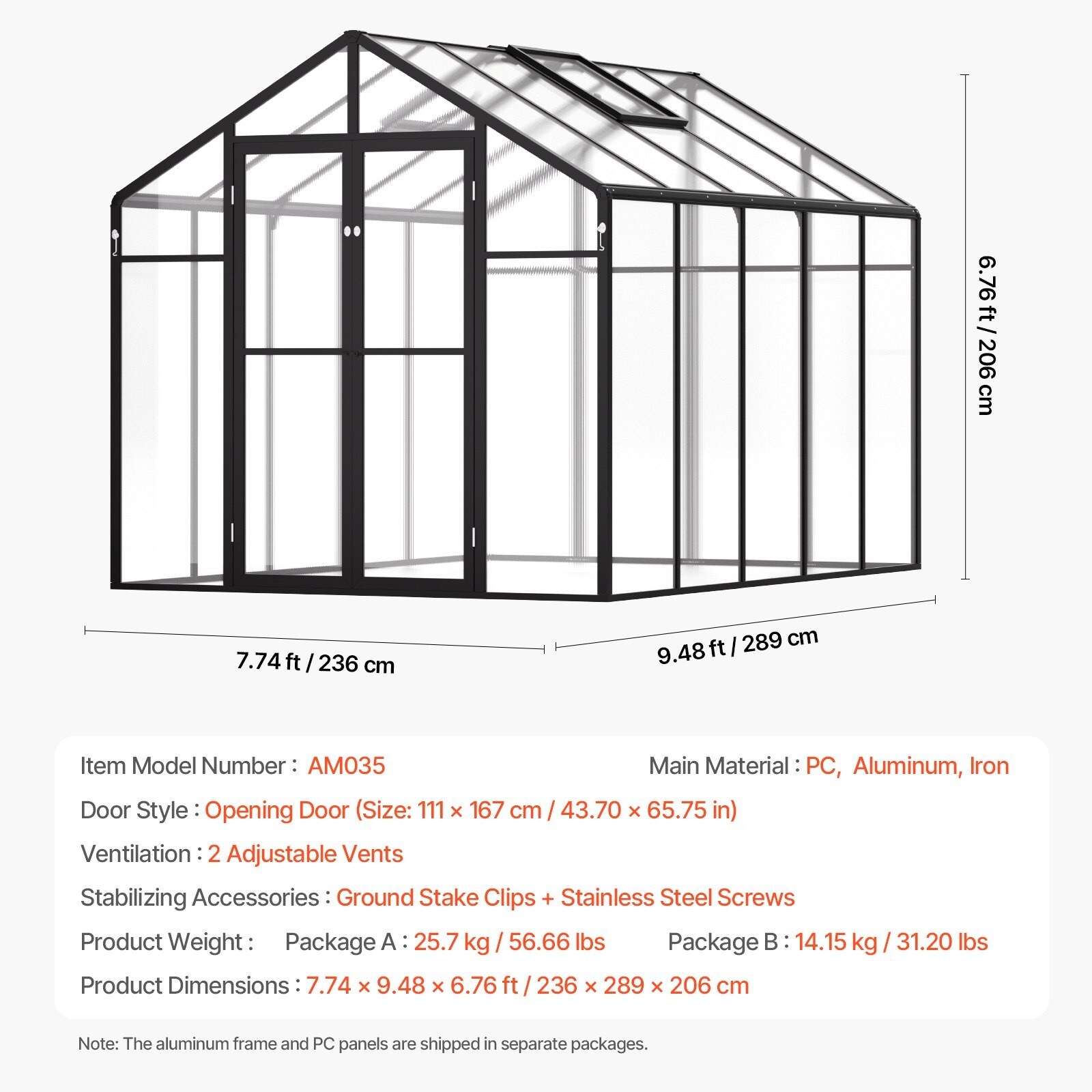GIVIMO LW108GIVSS637 greenhouses - View #3
