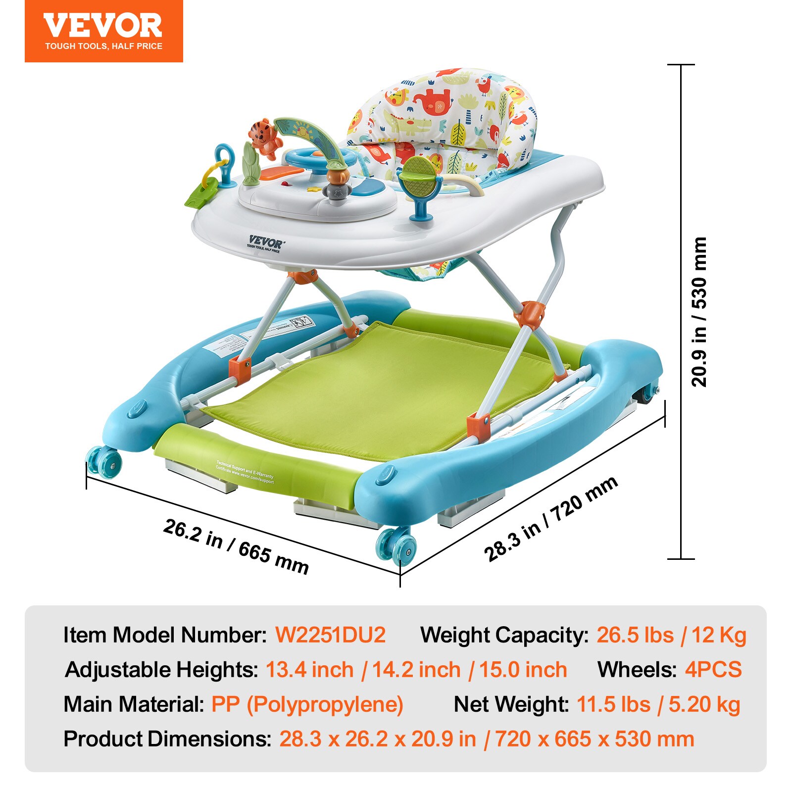 VEVOR YDSXBCBSLSGYMUEZZV9 Play-Toys - View #8