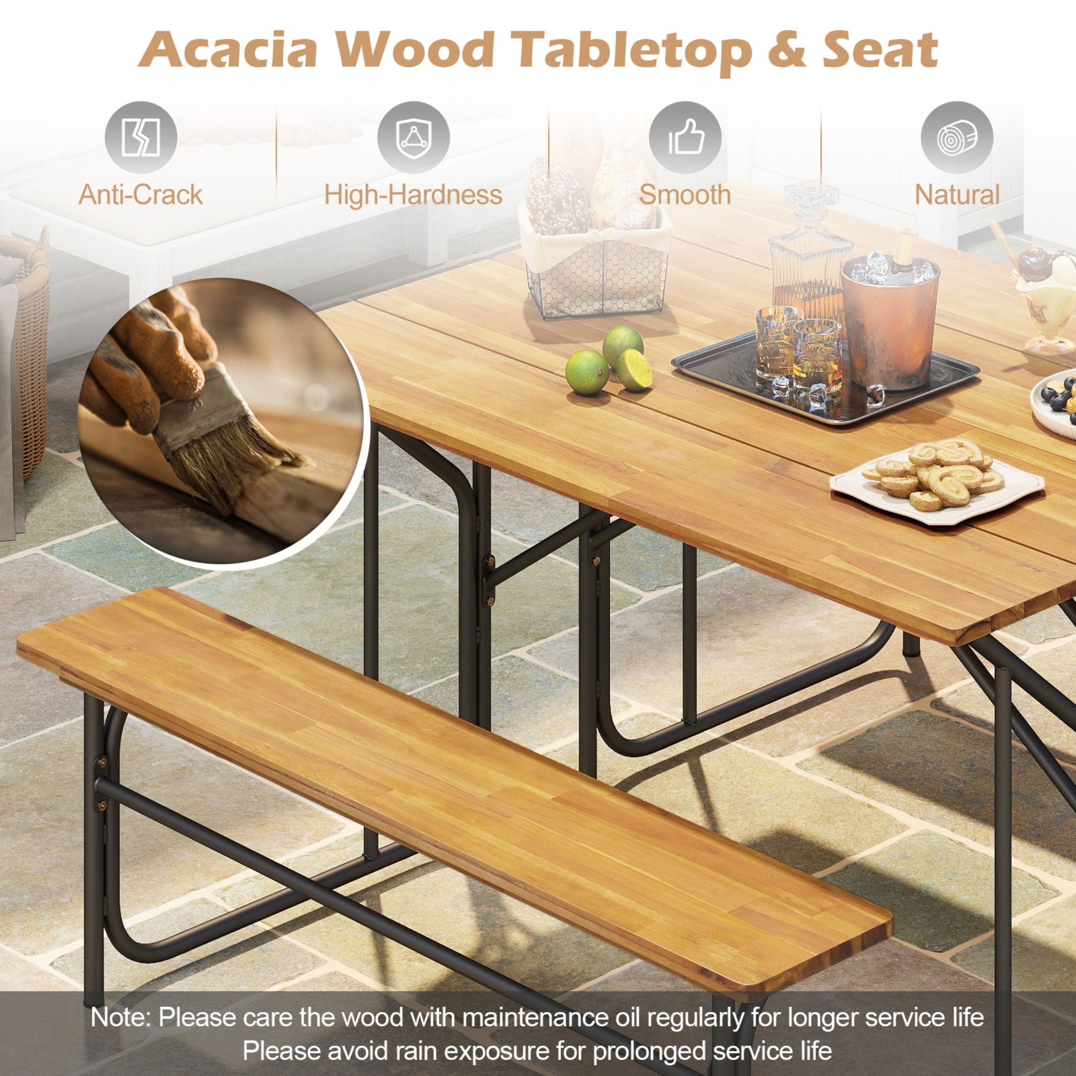 LIVIZA OUZ74255 Picnic-Tables - View #4