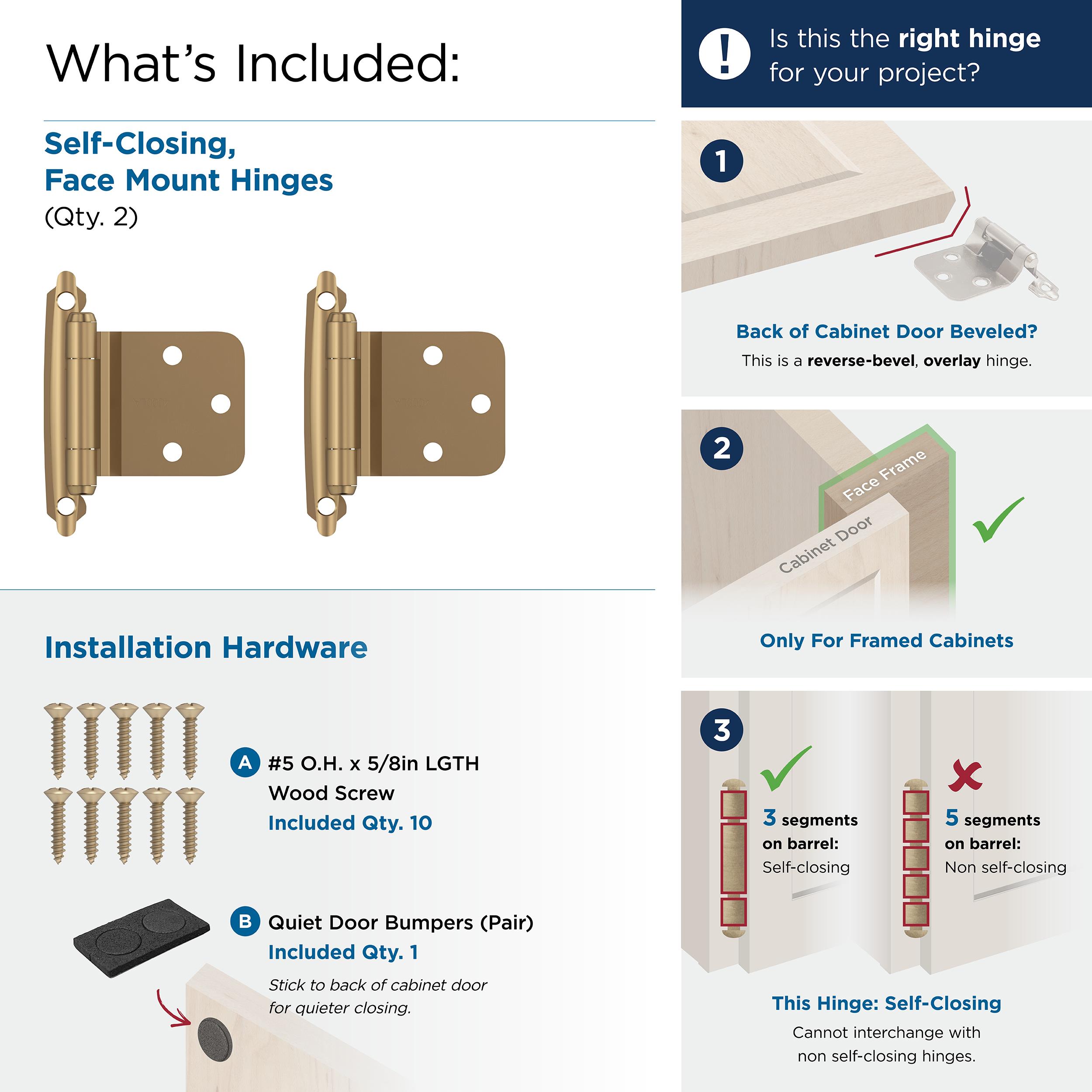 Amerock BPR7630CZ Cabinet-Hinges - View #4