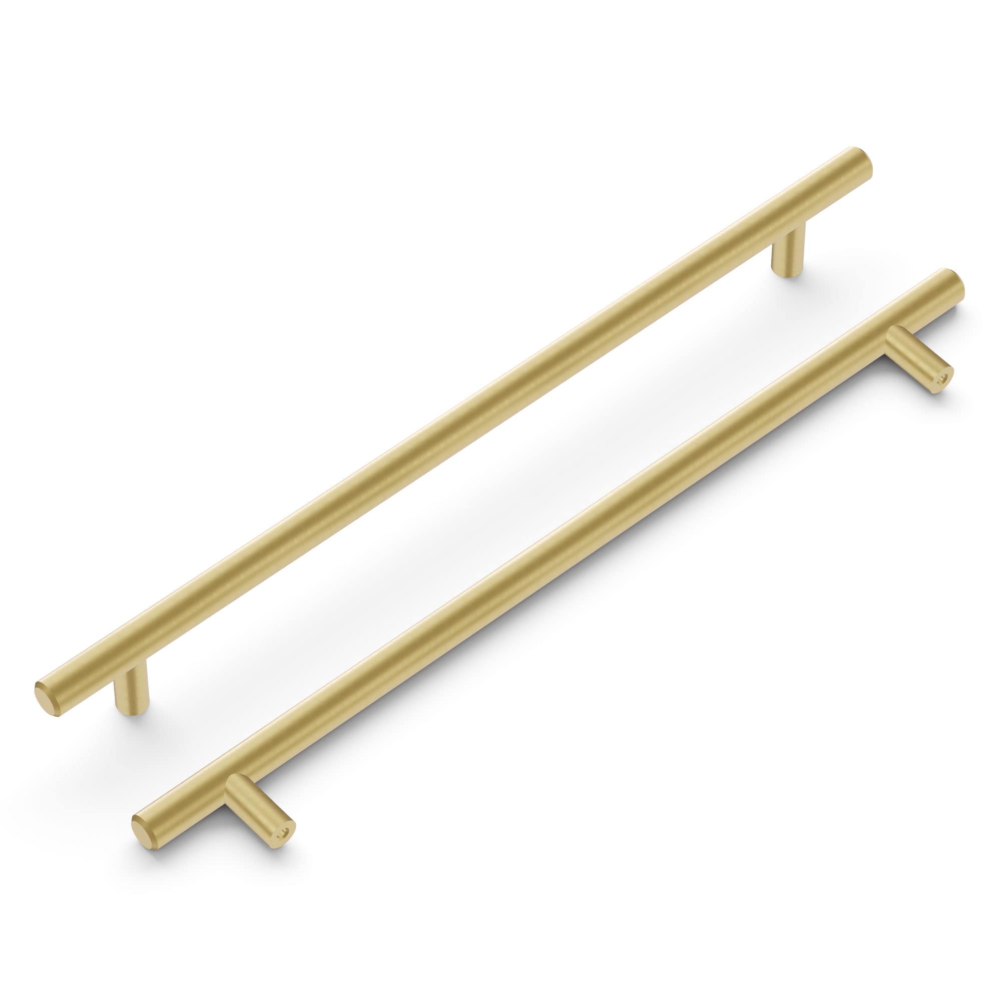 Hickory Hardware HH075599-RLB Bar Pulls 10-1/16-in , 256mm Center to Center Royal Brass Rectangular Bar Drawer Pulls