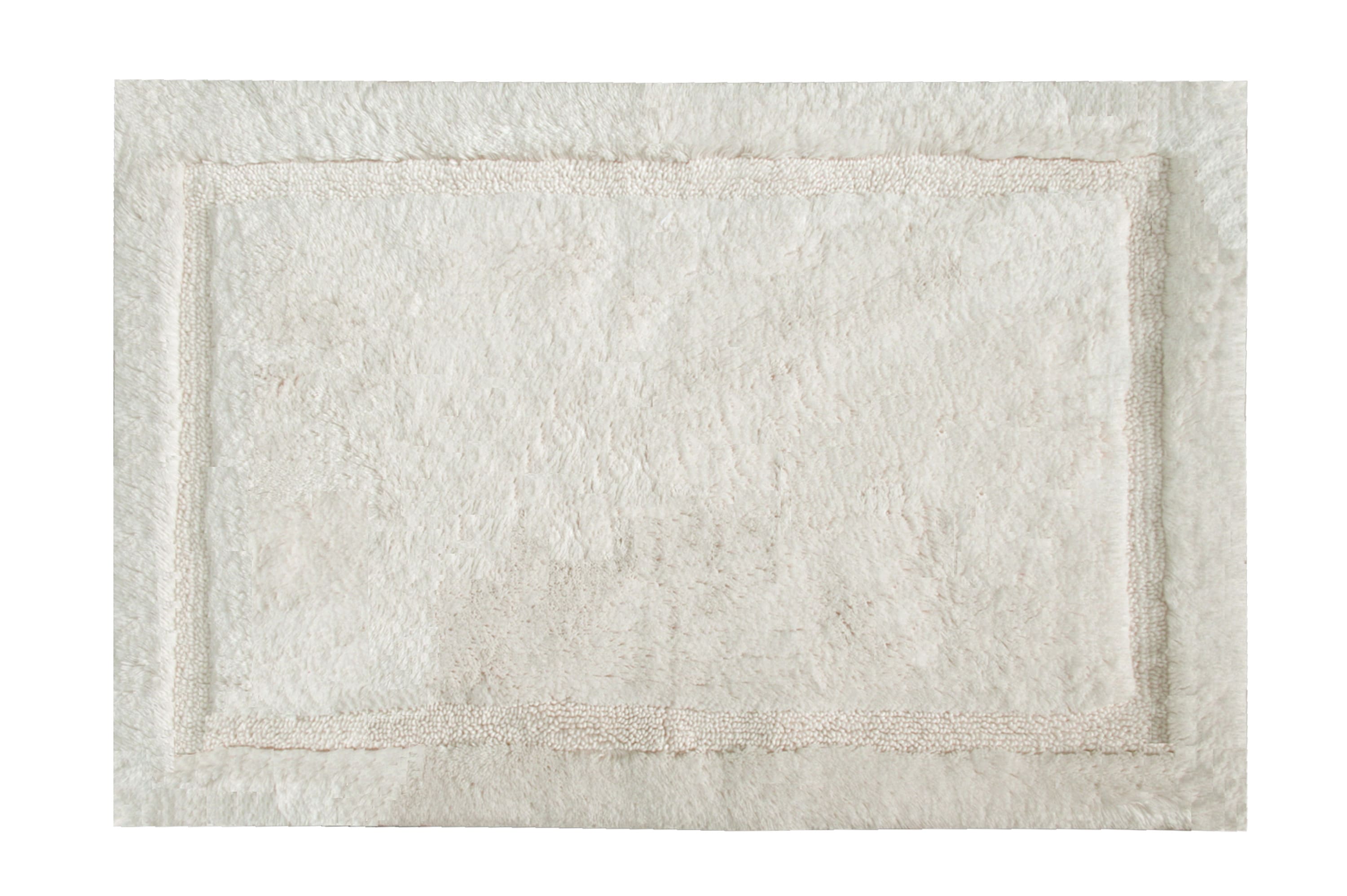 Grund Asheville Series 17 x 24 Organic Cotton Bath Rug - White
