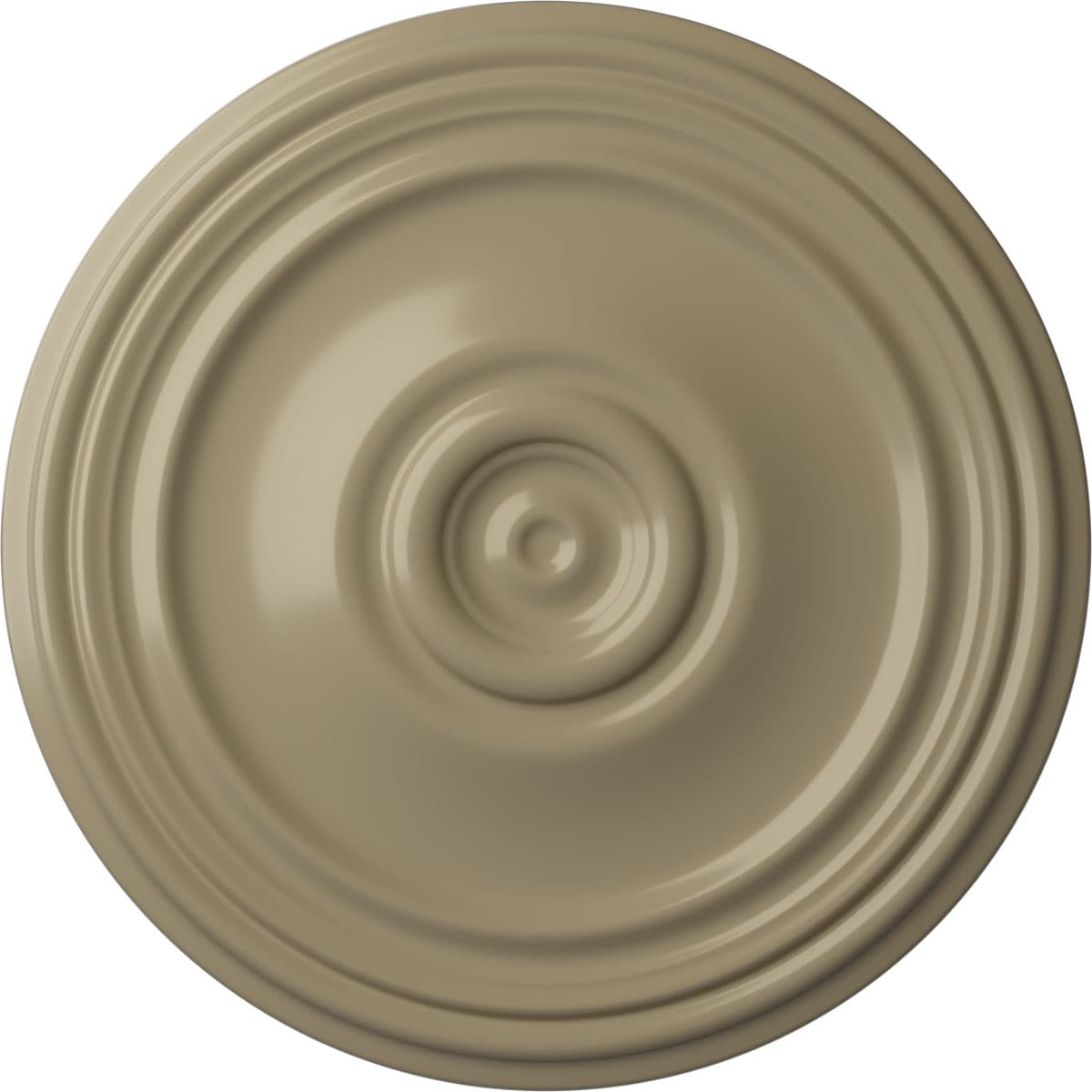 Ekena Millwork CM21REGDF Reece 21-in W x 21-in L Painted Gobi Desert Polyurethane Whole Ceiling Medallion