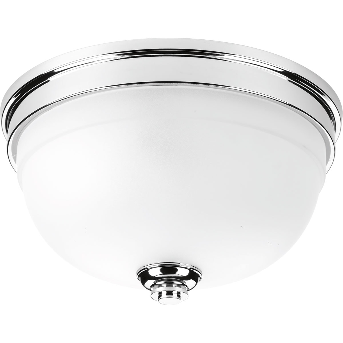 Progress Lighting P350047-015 Topsail 2-Light 11-in Polished Chrome Flush Mount Light