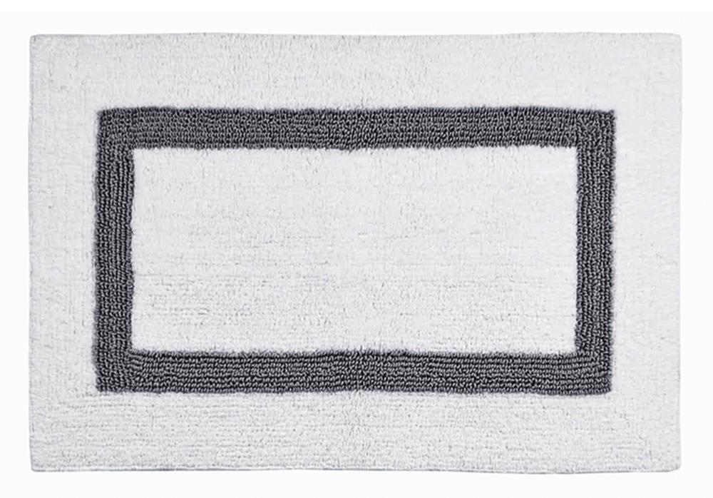 allen + roth 24-in x 40-in Dark Gray Polyester Bath Mat in the Bathroom Rugs  & Mats department at