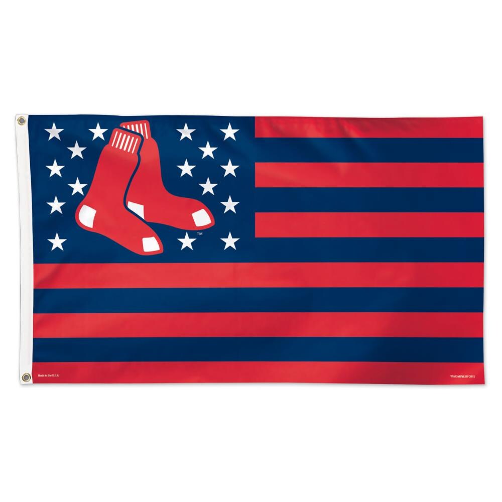WinCraft Sports 02740115 5-ft W x 3-ft H Boston Red Sox Flag