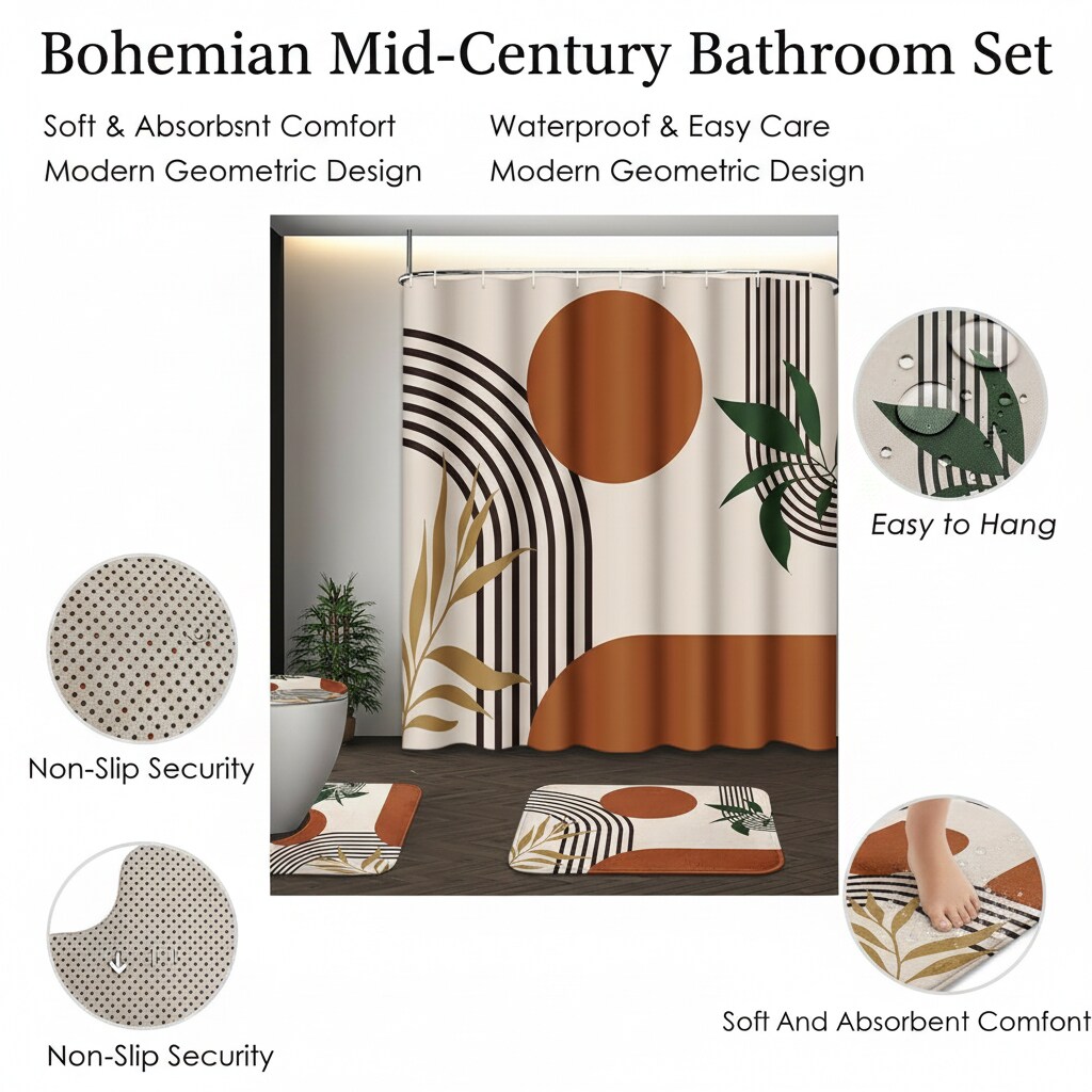 Paradigms Interiors 514068521419 Shower-Curtains-Liners - View #2