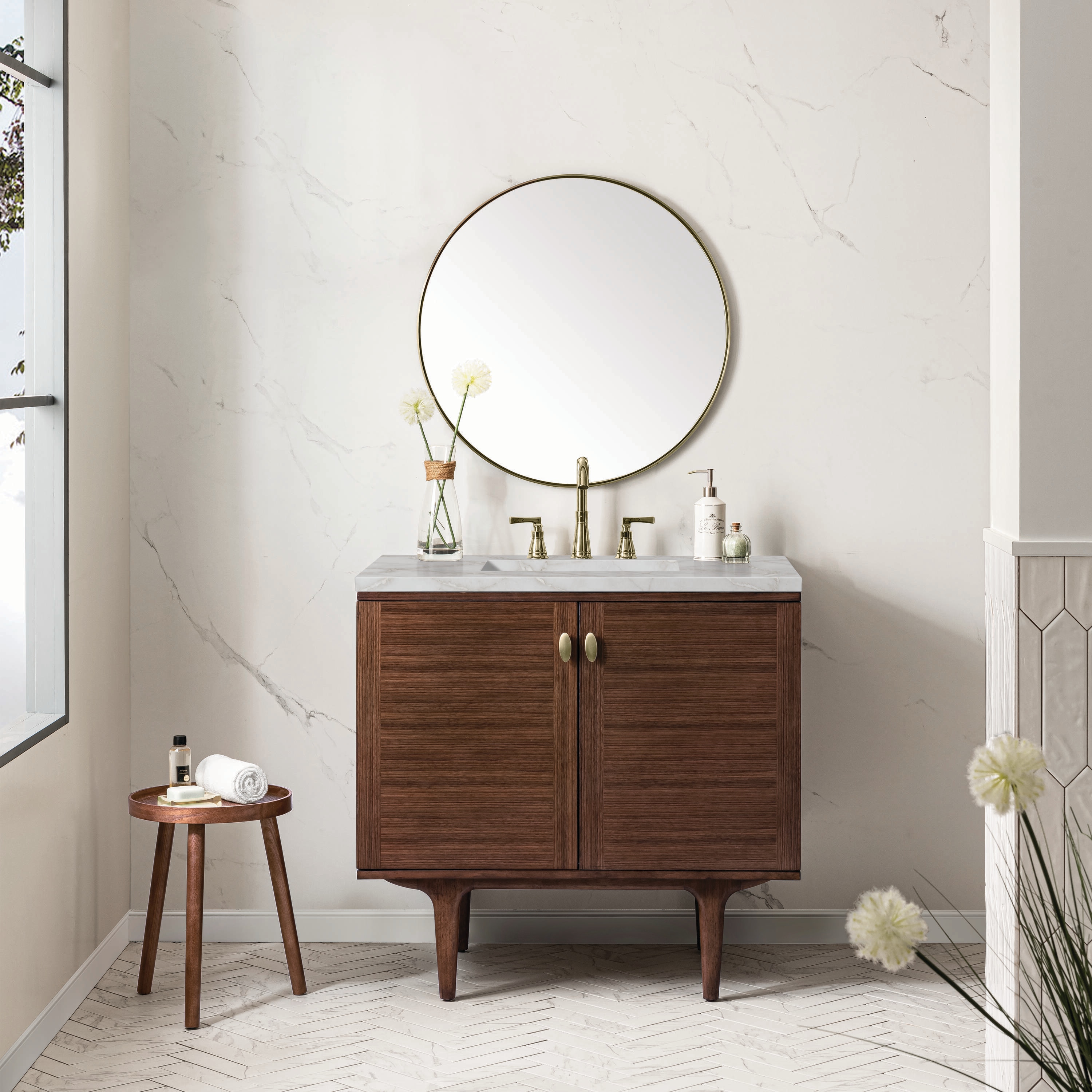 James Martin Vanities 670-V36-WLT-3VSL Bath-Vanity-Combo - View #2