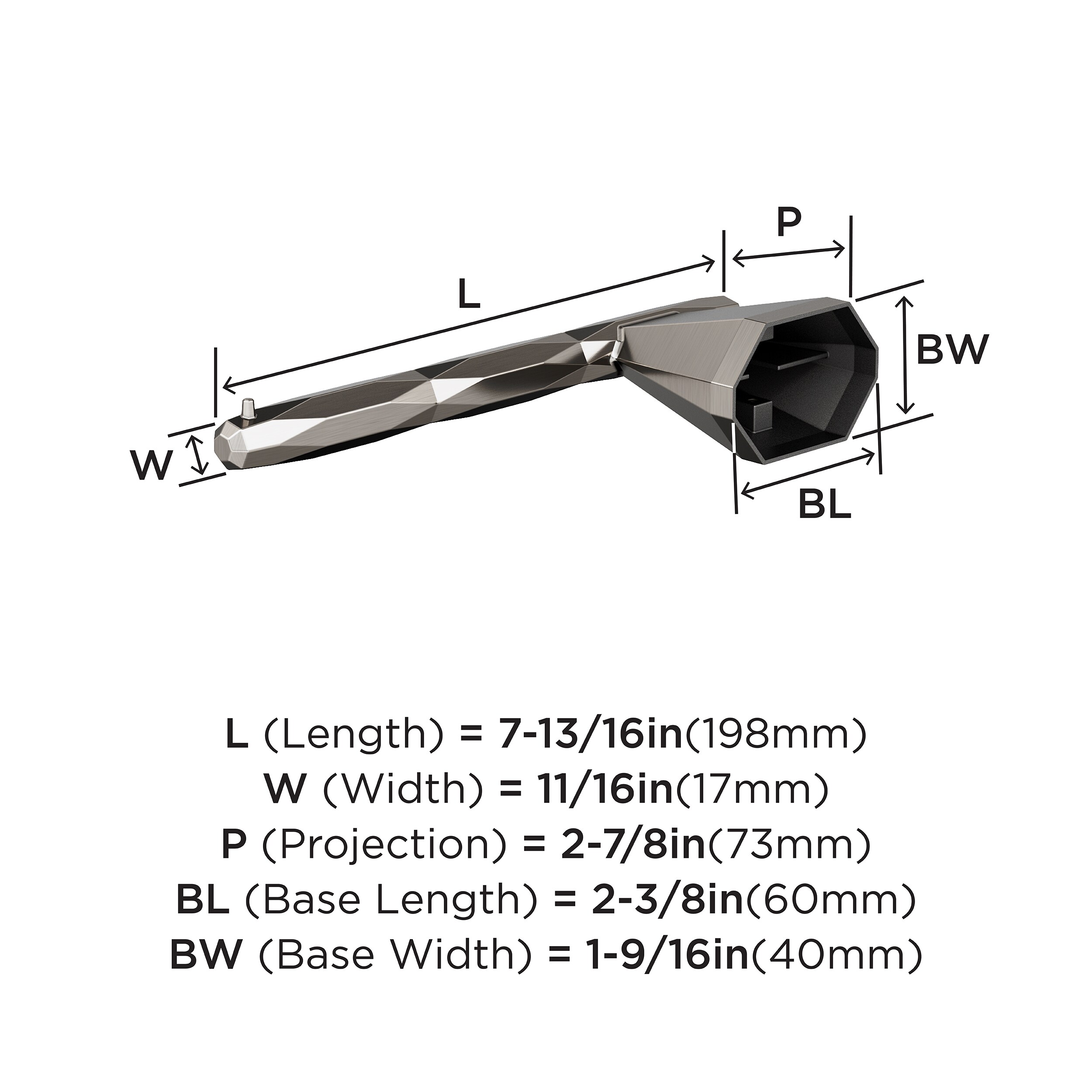 St. Vincent Brushed Nickel Single Post Toilet Paper Holder