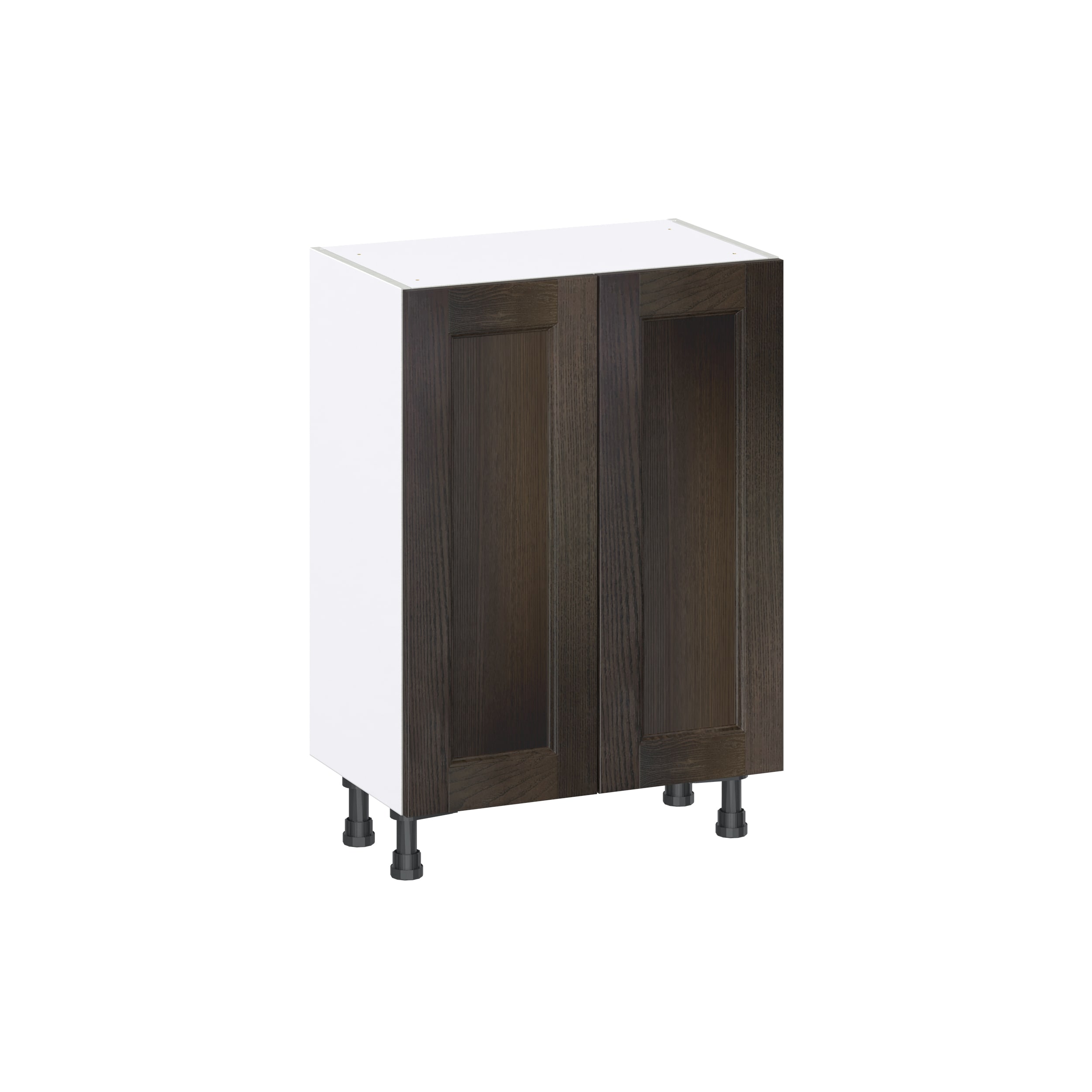 Hugo&Borg DSB2414-2FH-MO Montclaire 24-in W x 34.5-in H x 14-in D Wood Base Fully assembled Cabinet (Recessed Panel Shaker)