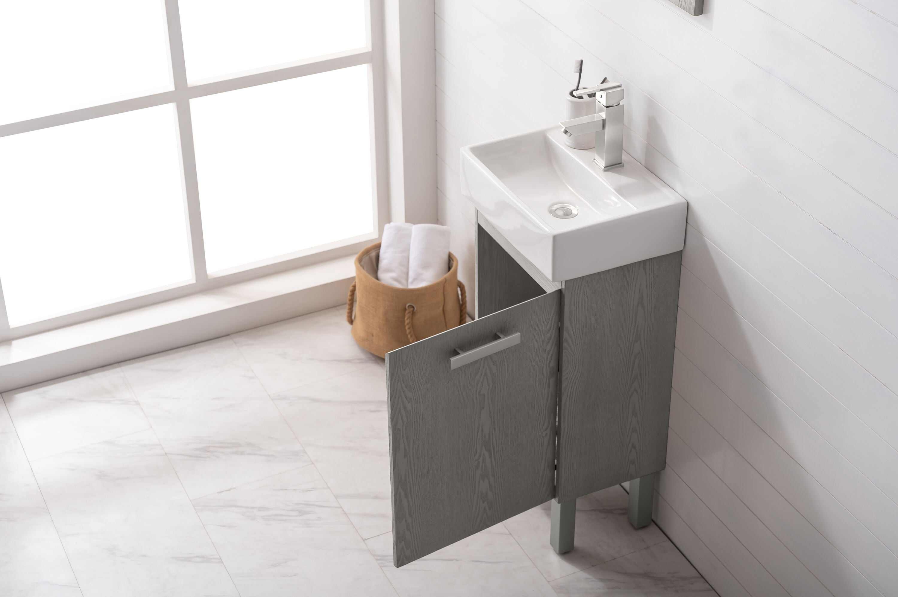 Design Element LS03-17-OAK Bath-Vanity-Combo - View #4