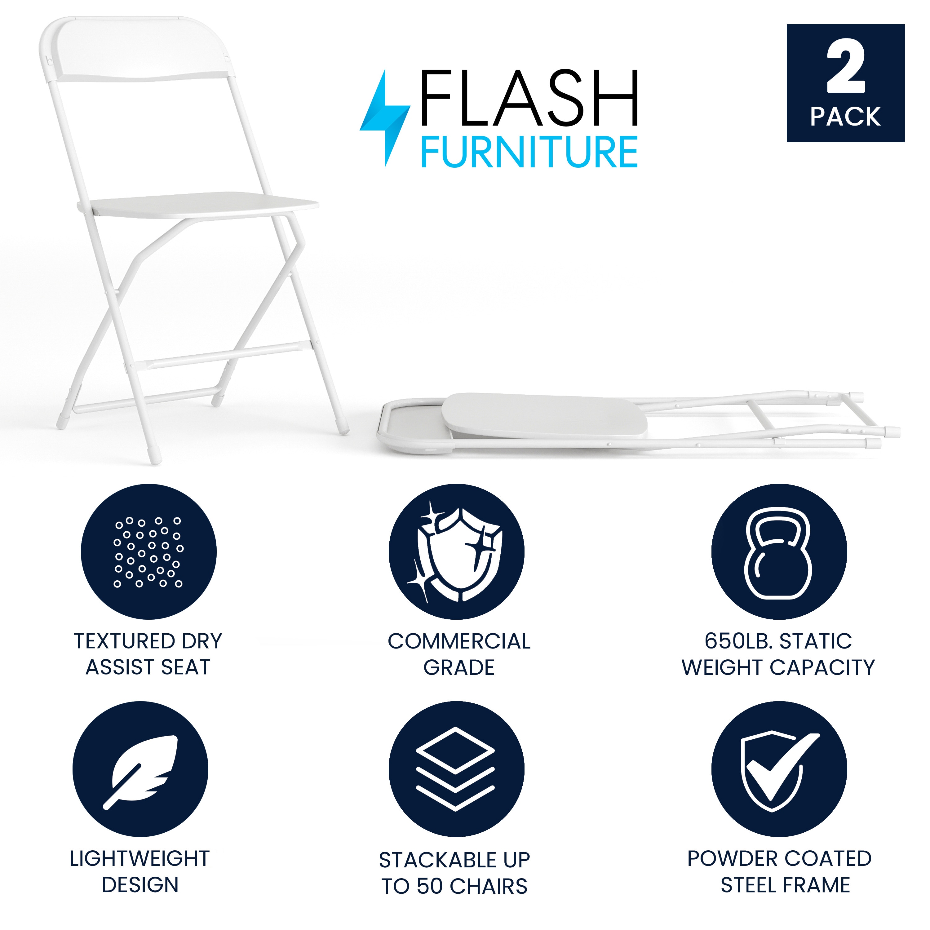 Flash Furniture 889142652670 Folding-Chairs - View #2