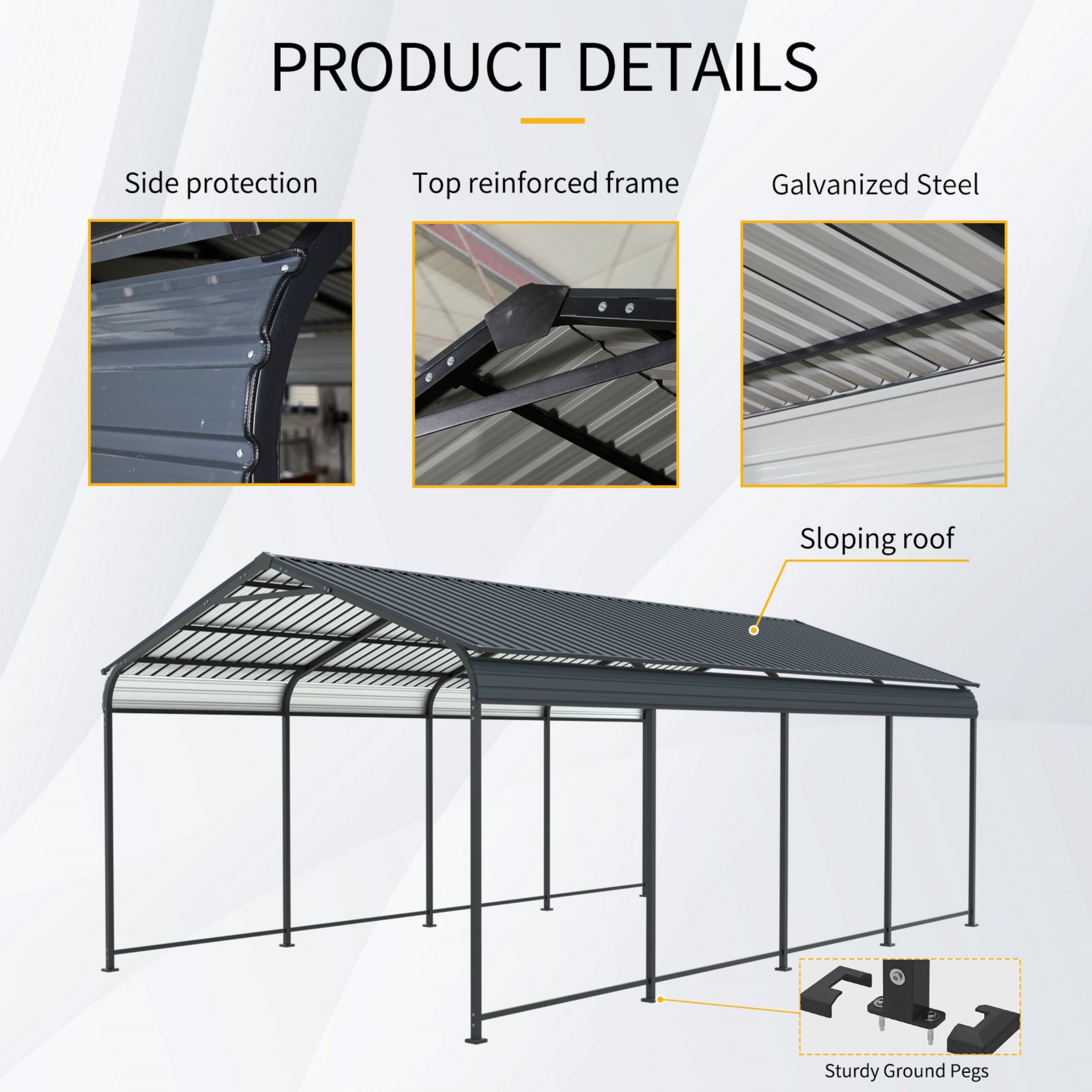 Poinic QURCP-0058S54 Carport-Covers - View #5
