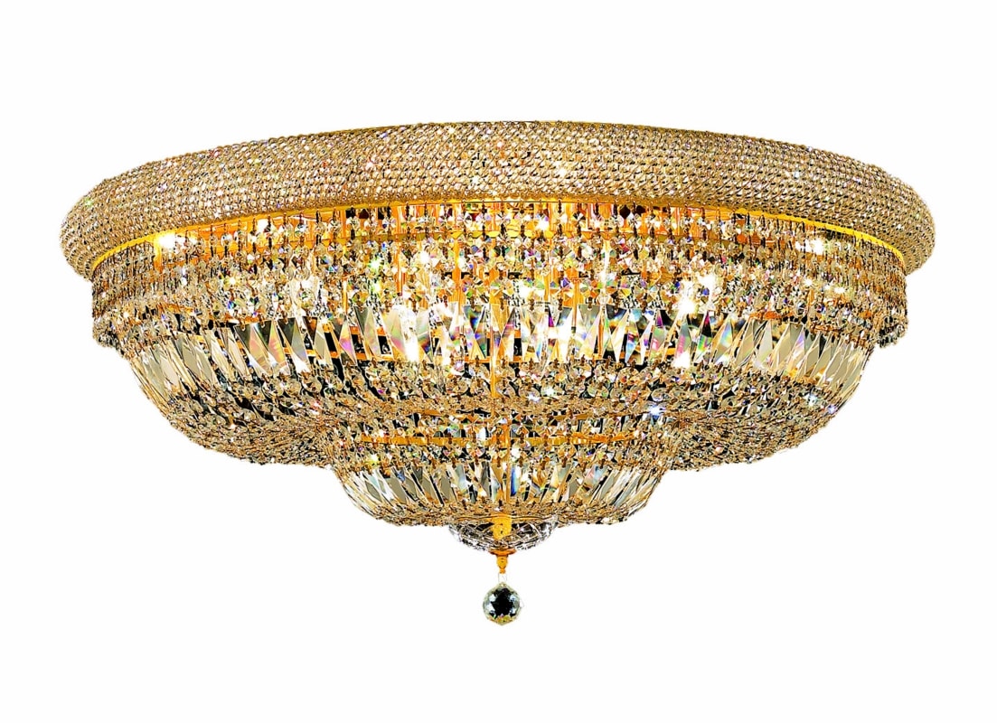 Luminous Lighting 1803F36G/RC Primo 17-in Gold Flush Mount Light