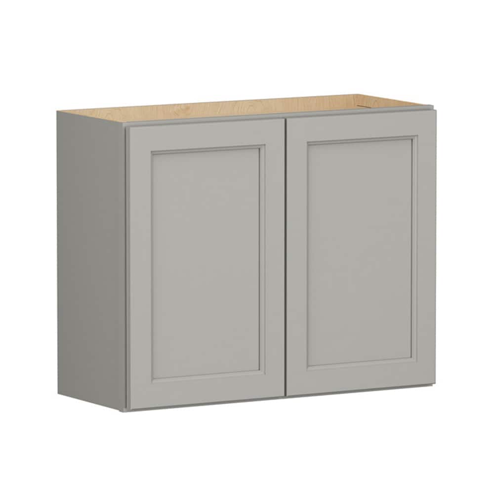 Shenandoah Glasson 33-in W x 24-in H x 12-in D Stone Painted Wall Fully Assembled Cabinet Recessed Panel Transitional