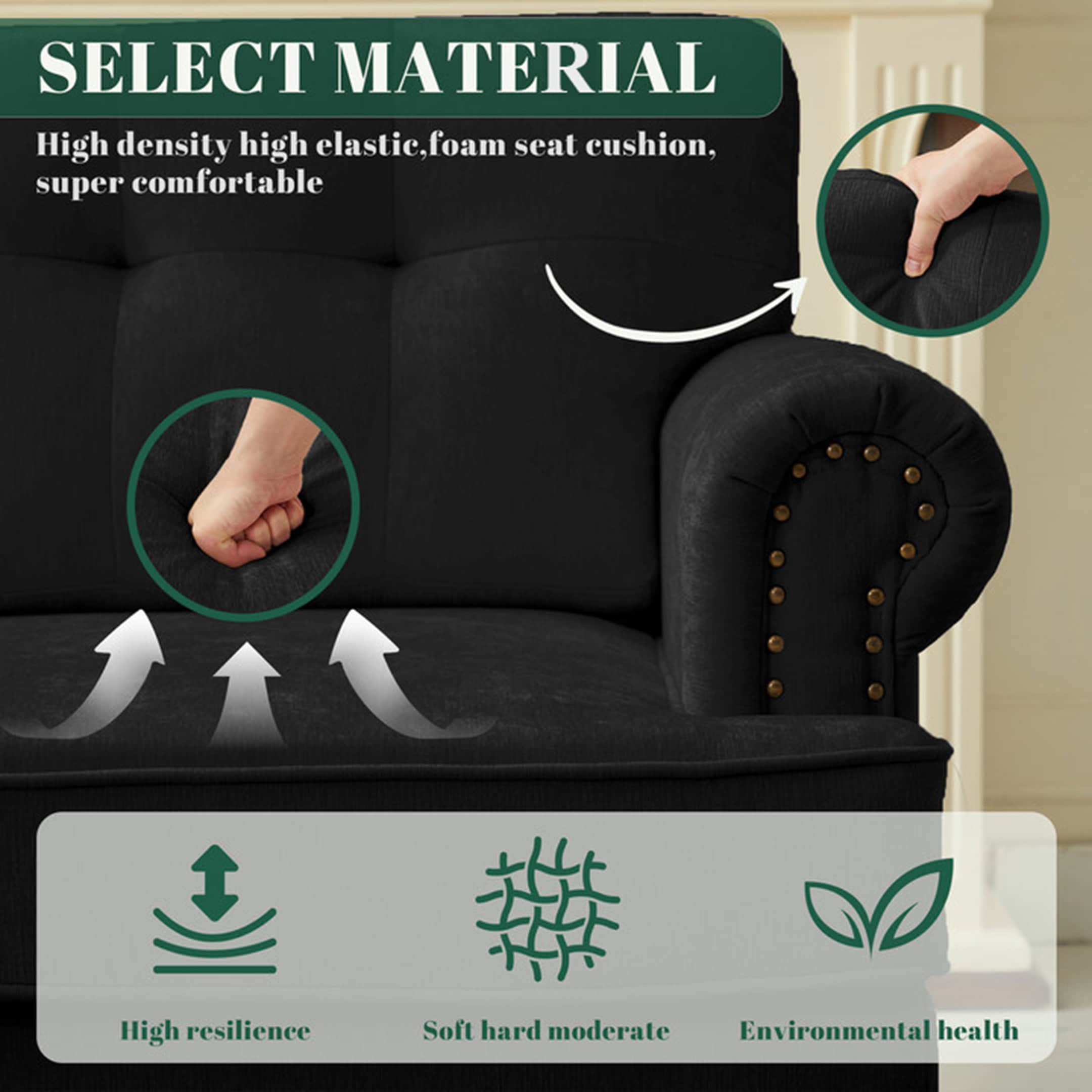 JEAREY JE-LDTJD-GY Sofas-Loveseats - View #6