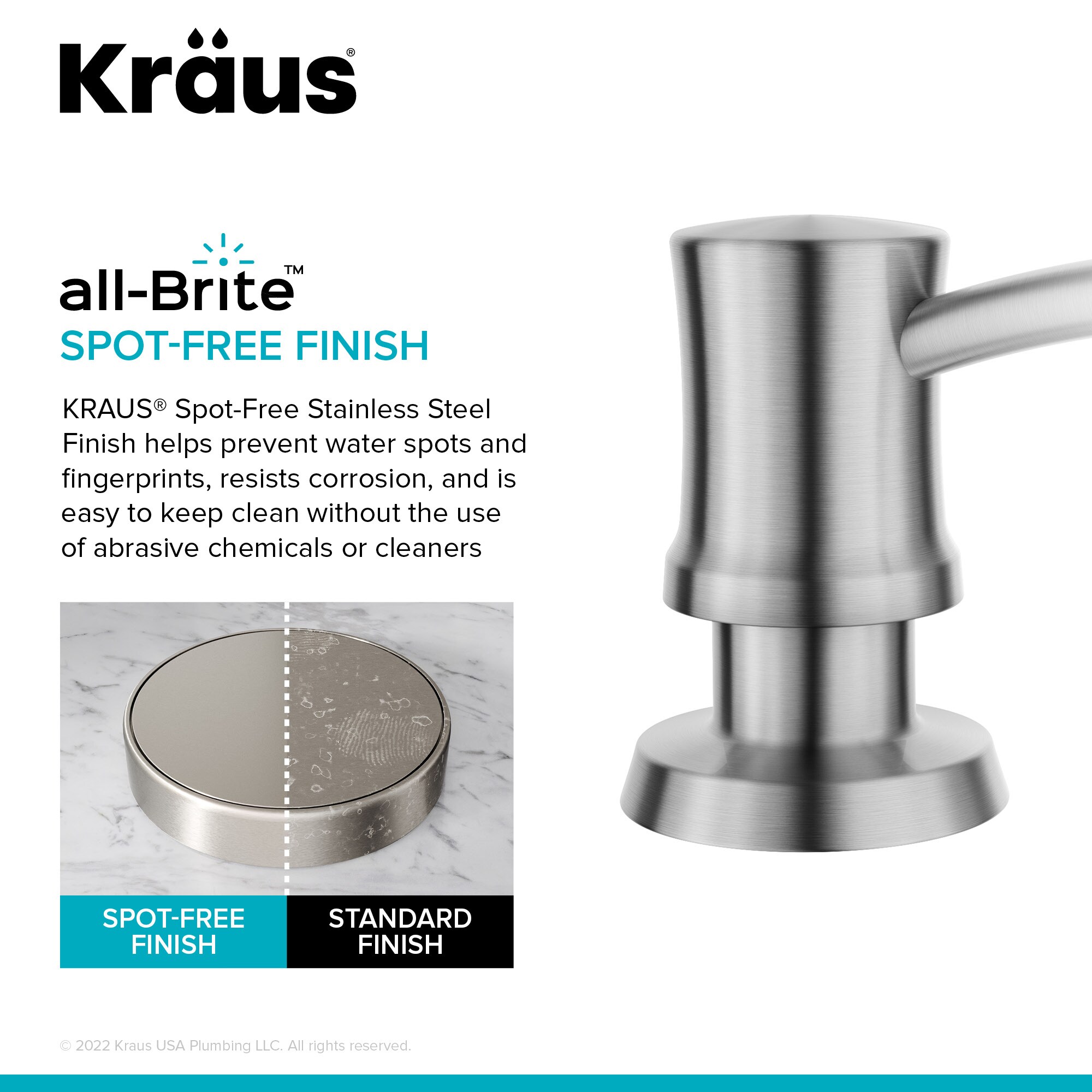Kraus KSD-54SFS Soap-Lotion-Dispensers - View #9