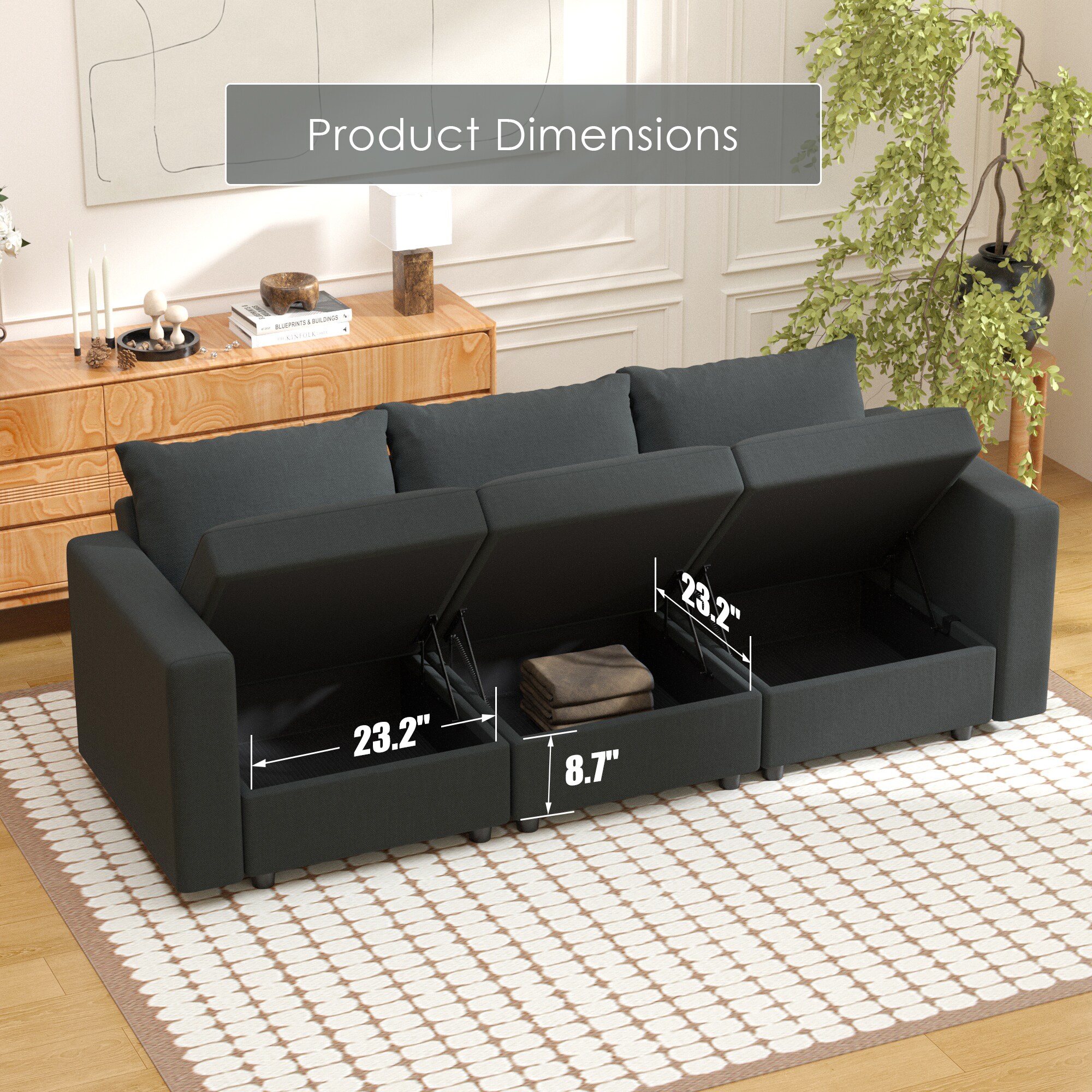 Ainfox WURX30DG Sofas-Loveseats - View #4