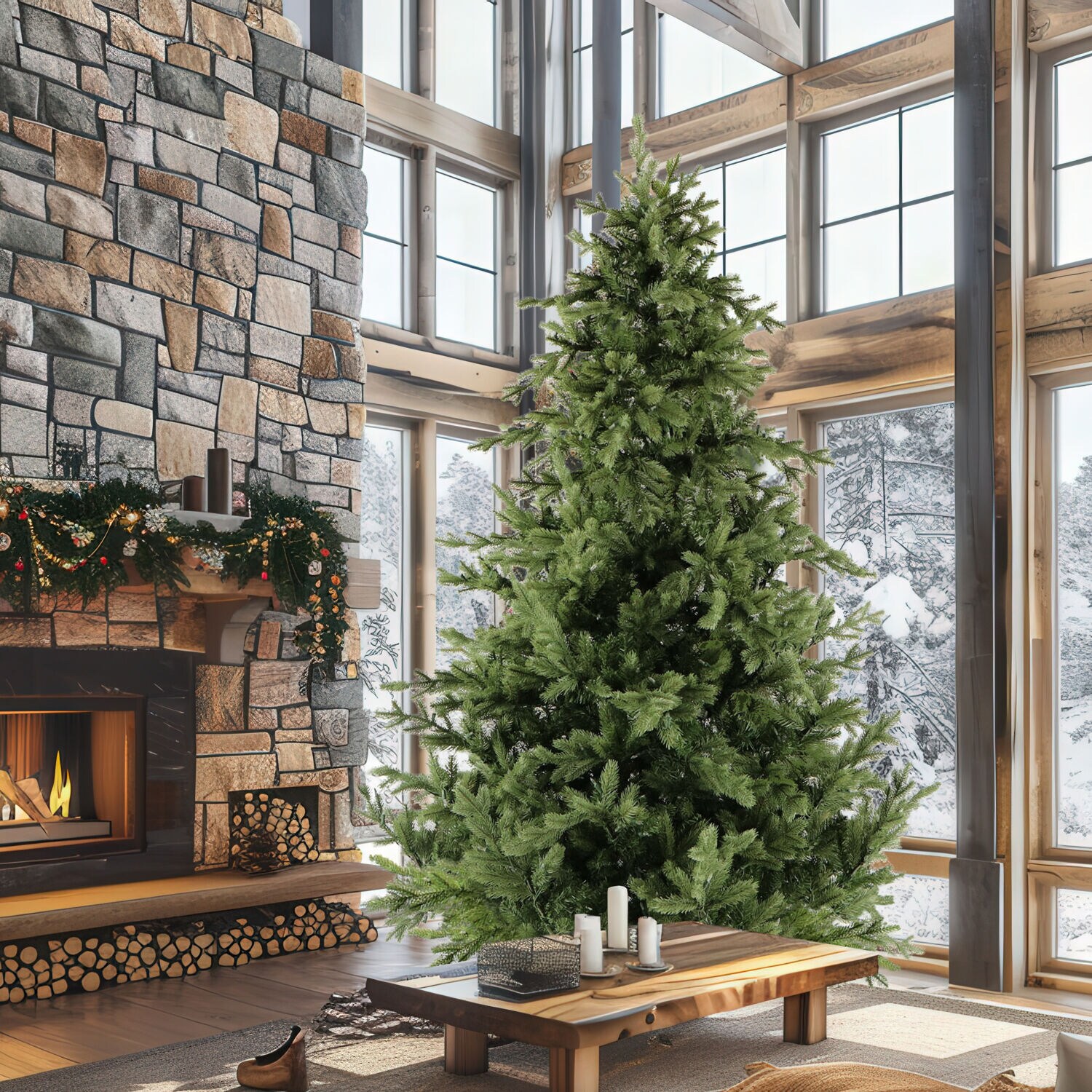 Fraser Hill Farm FFFX012-0GR Artificial-Christmas-Trees - View #4