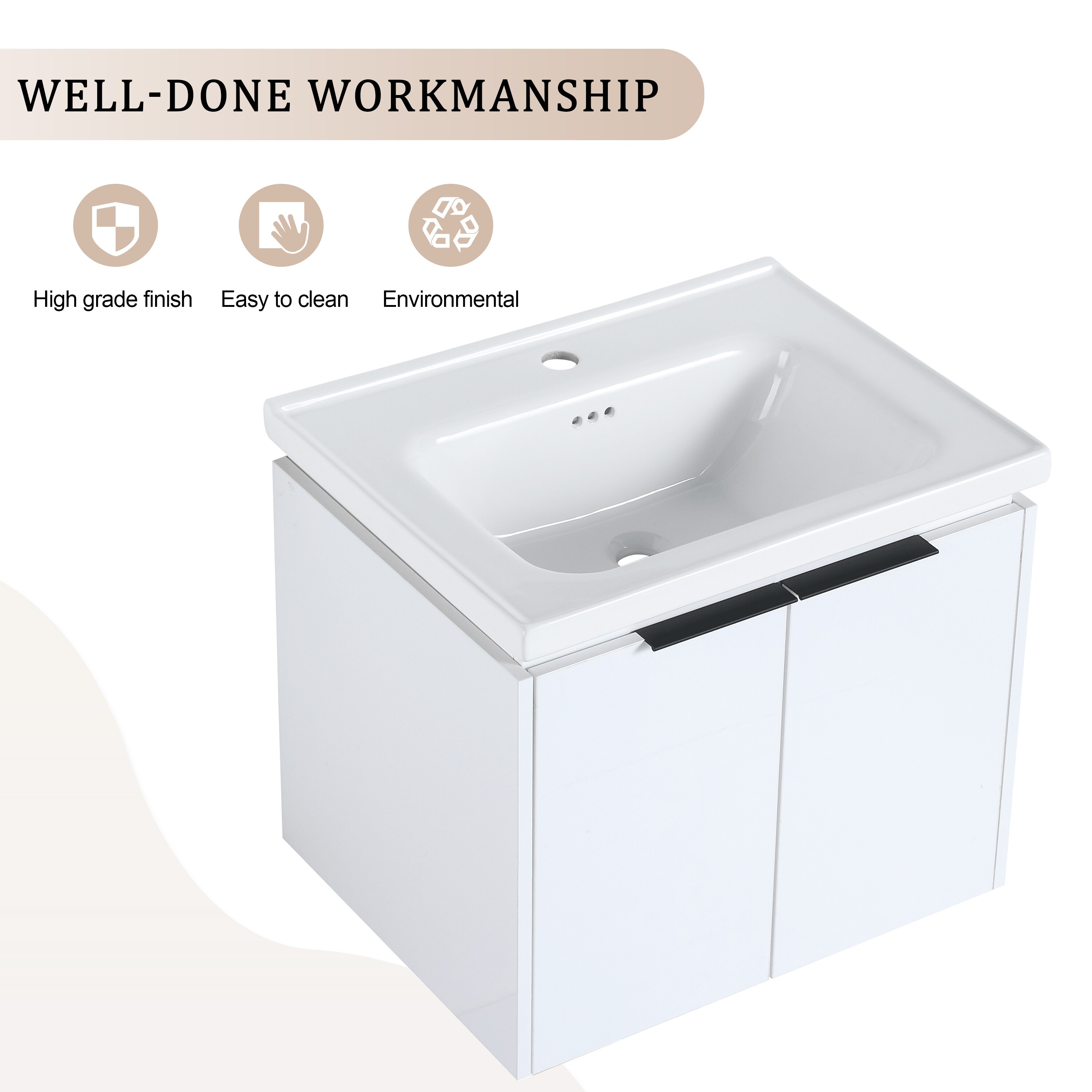 Forclover QNM-0836-WSG Bath-Vanity-Combo - View #4