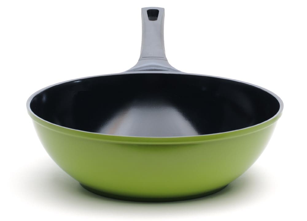  Green Ceramic Frying Pan 3-Piece Set by Ozeri (8, 10