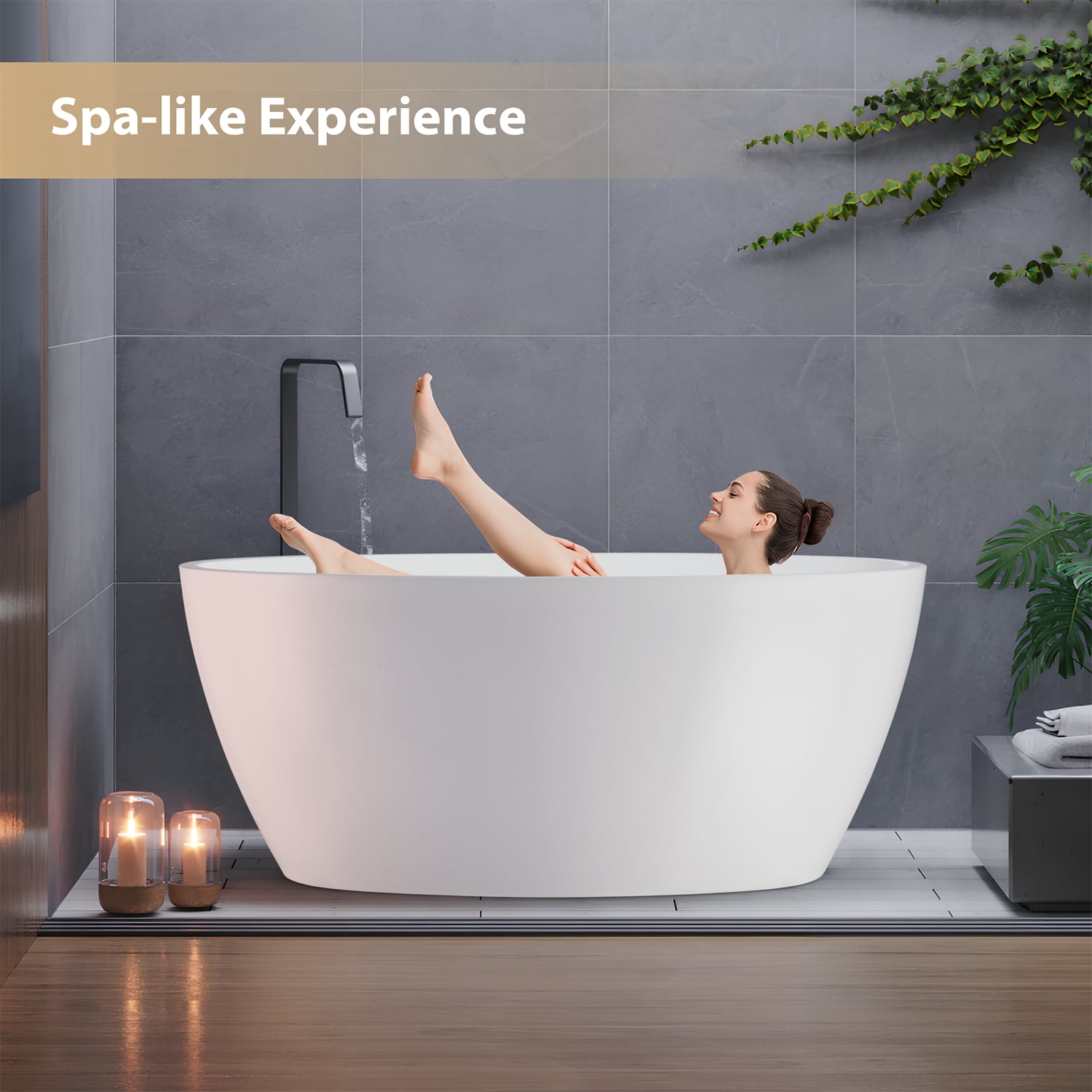 Vanity Art VA6834-MB-M bathtubs - View #2