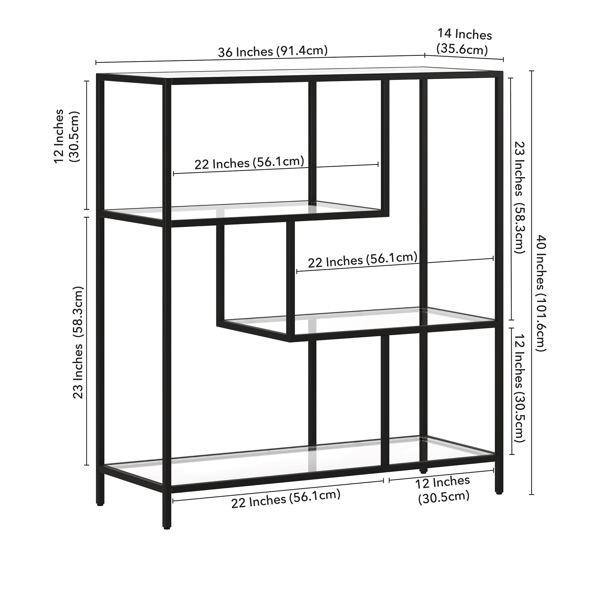 Hailey Home BK1053 bookcases - View #5