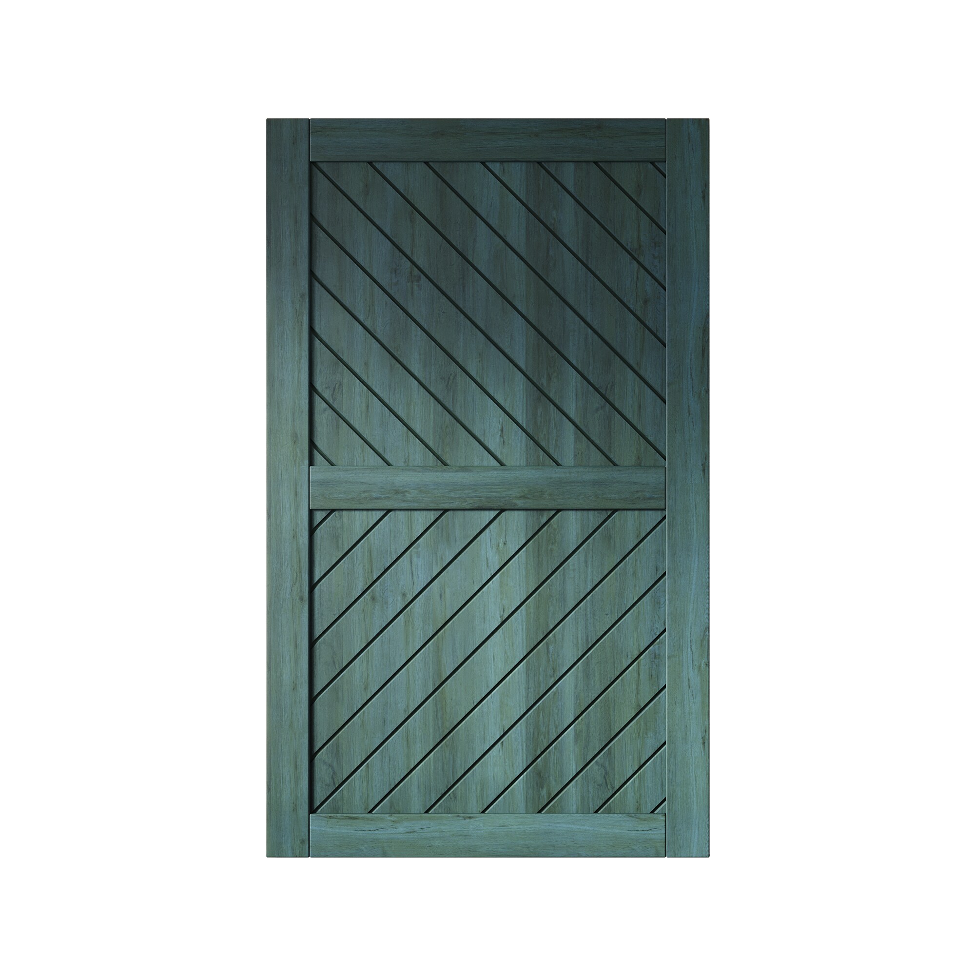 HOMACER XT4-4880-RP 48-in x 80-in Royal Pine Prefinished Non-standard Pine Wood Solid core Single Barn Door (Hardware Not Included)