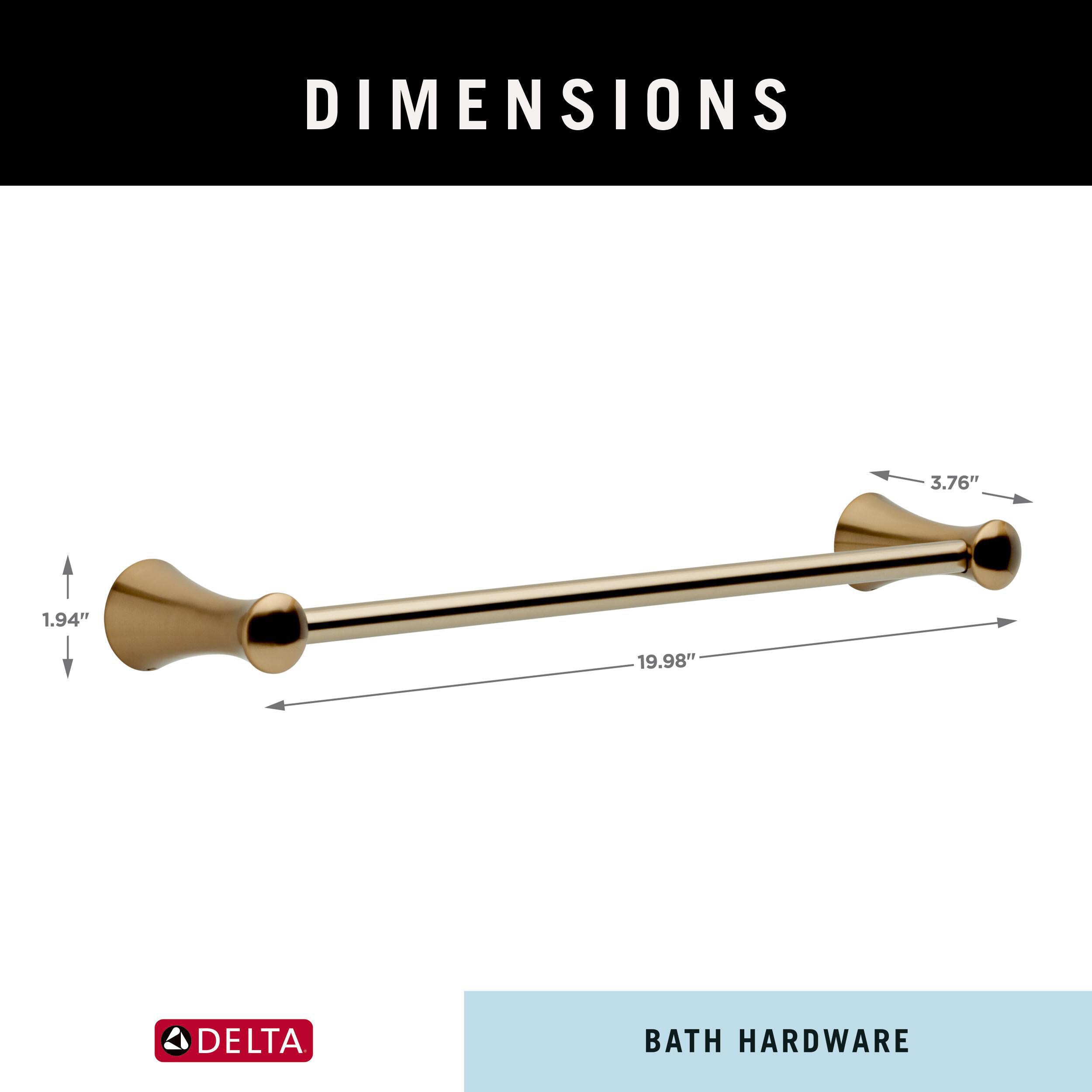 Champagne Bronze Stainless Steel Wall Mounted Towel Bar