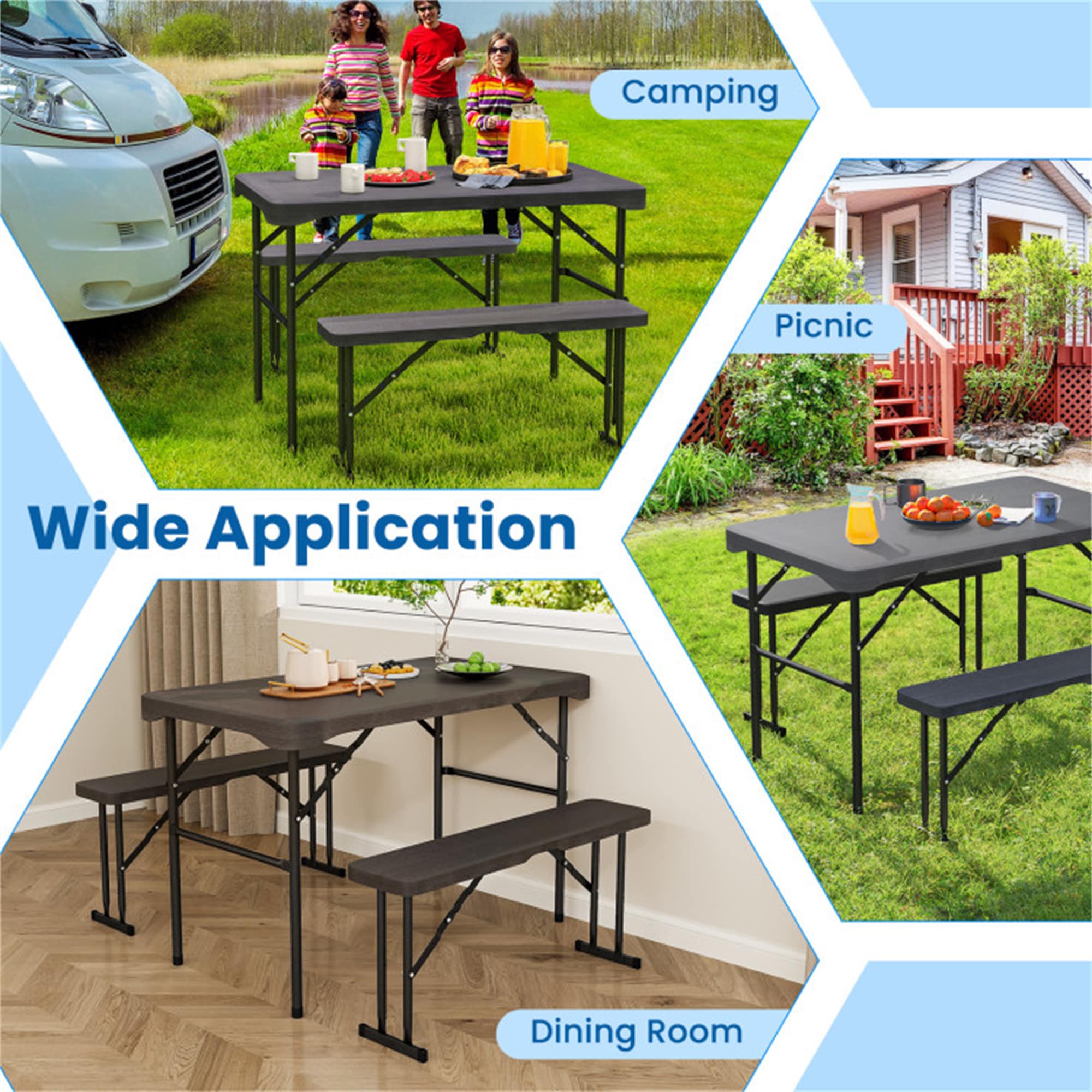 BABOOM BOM-11837BK-CO Picnic-Tables - View #7
