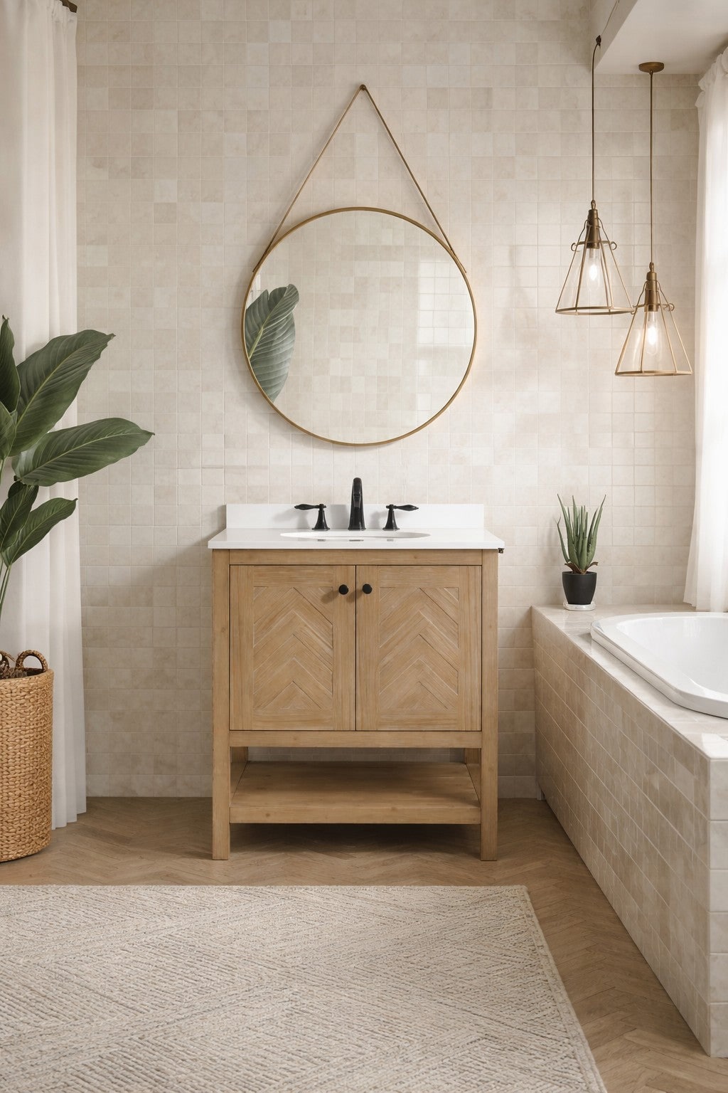 Ari Kitchen & Bath AKB-SAVANNAH-30-WEAT Bath-Vanity-Combo - View #3