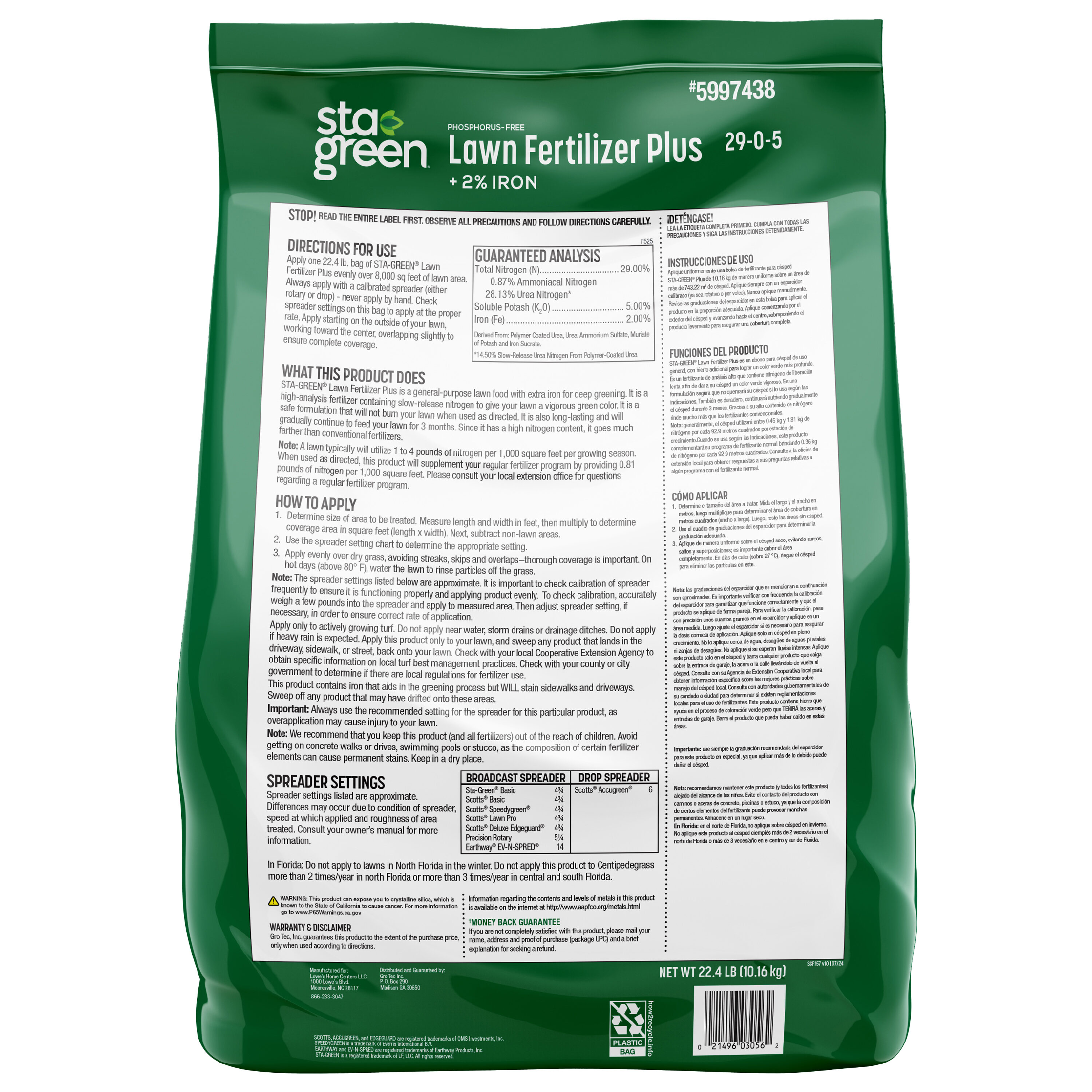Sta-Green 100551502 Lawn-Fertilizer - View #10