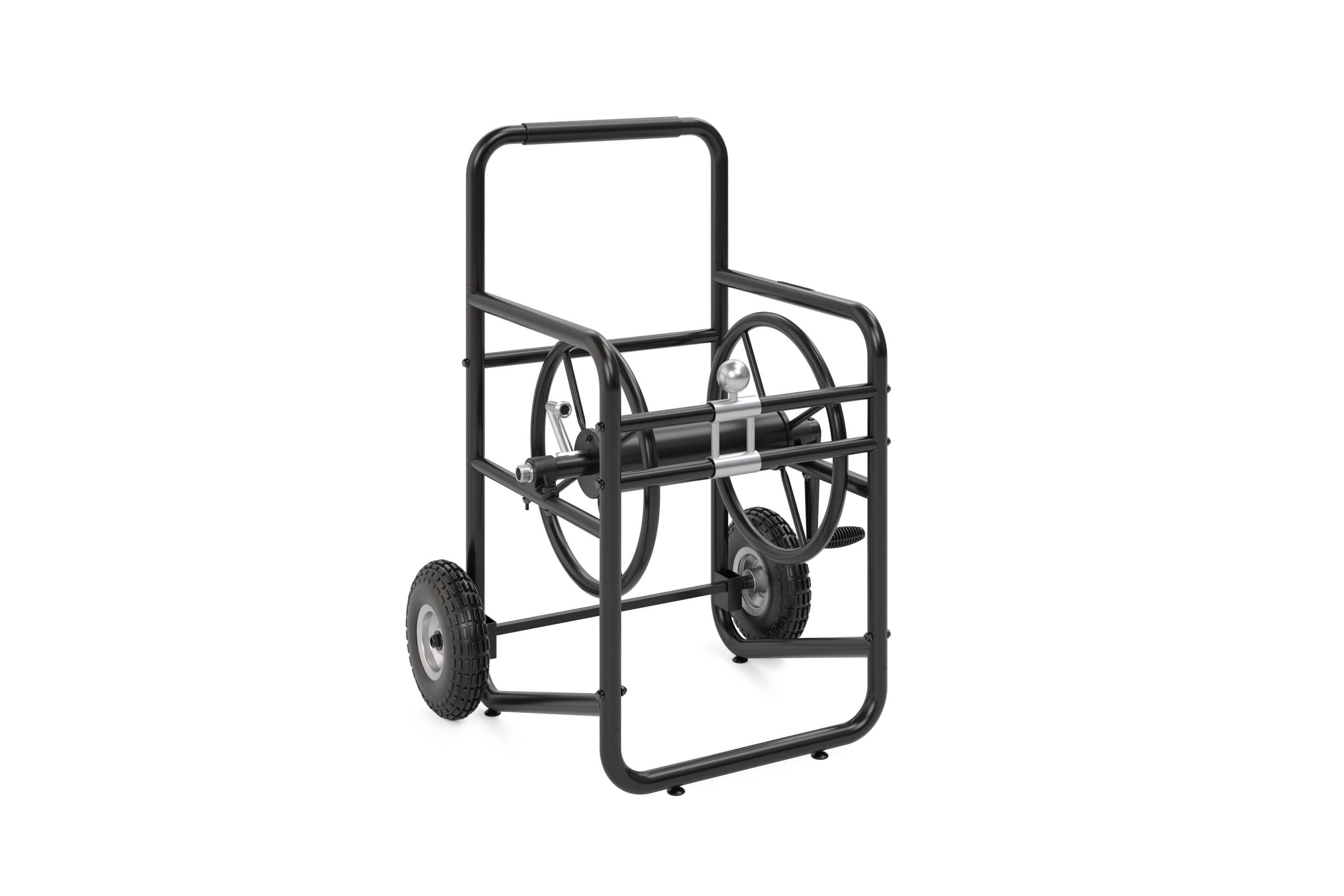 2-Wheel Heavy Duty Hose Cart - 200ft Hose Capacity