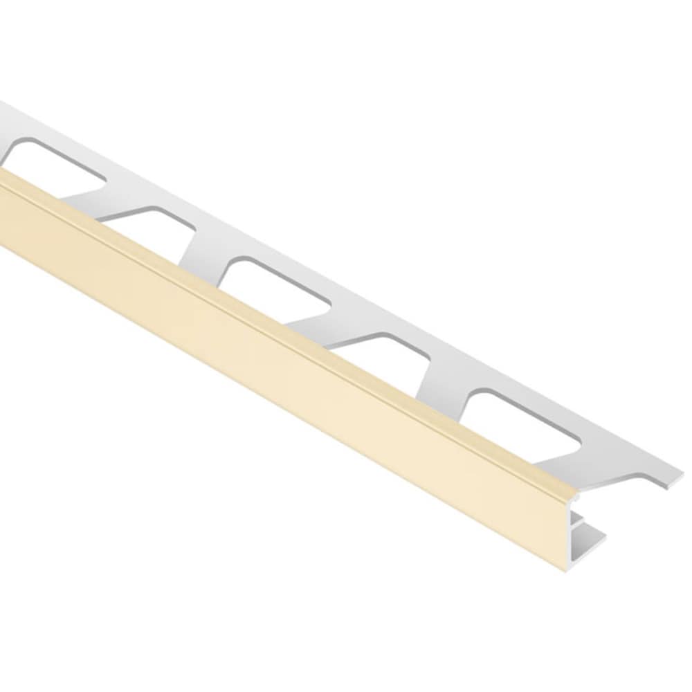 Schluter Systems SP80 Jolly-P 0.313-in W x 98.5-in L Sand Pebble PVC L-angle Tile Edge Trim