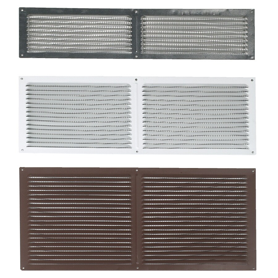 CMI FOV164M 16-Inches x 4-Inches Silver Aluminum Soffit Vent